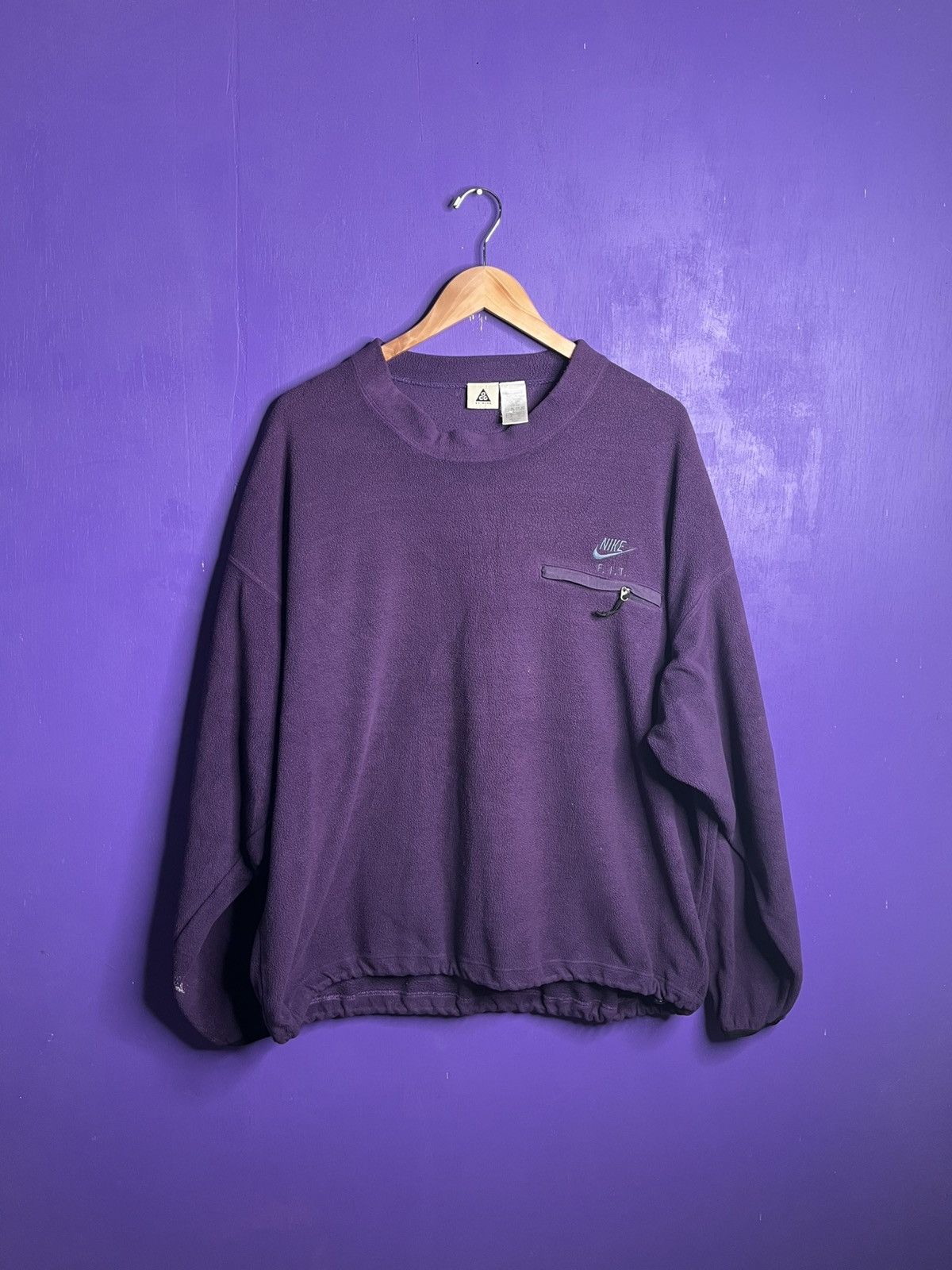 Nike ACG × Vintage Vintage 00s Nike ACG FIT zip pocket fleece crewneck Size US XL / EU 56 / 4 - 1 Thumbnail