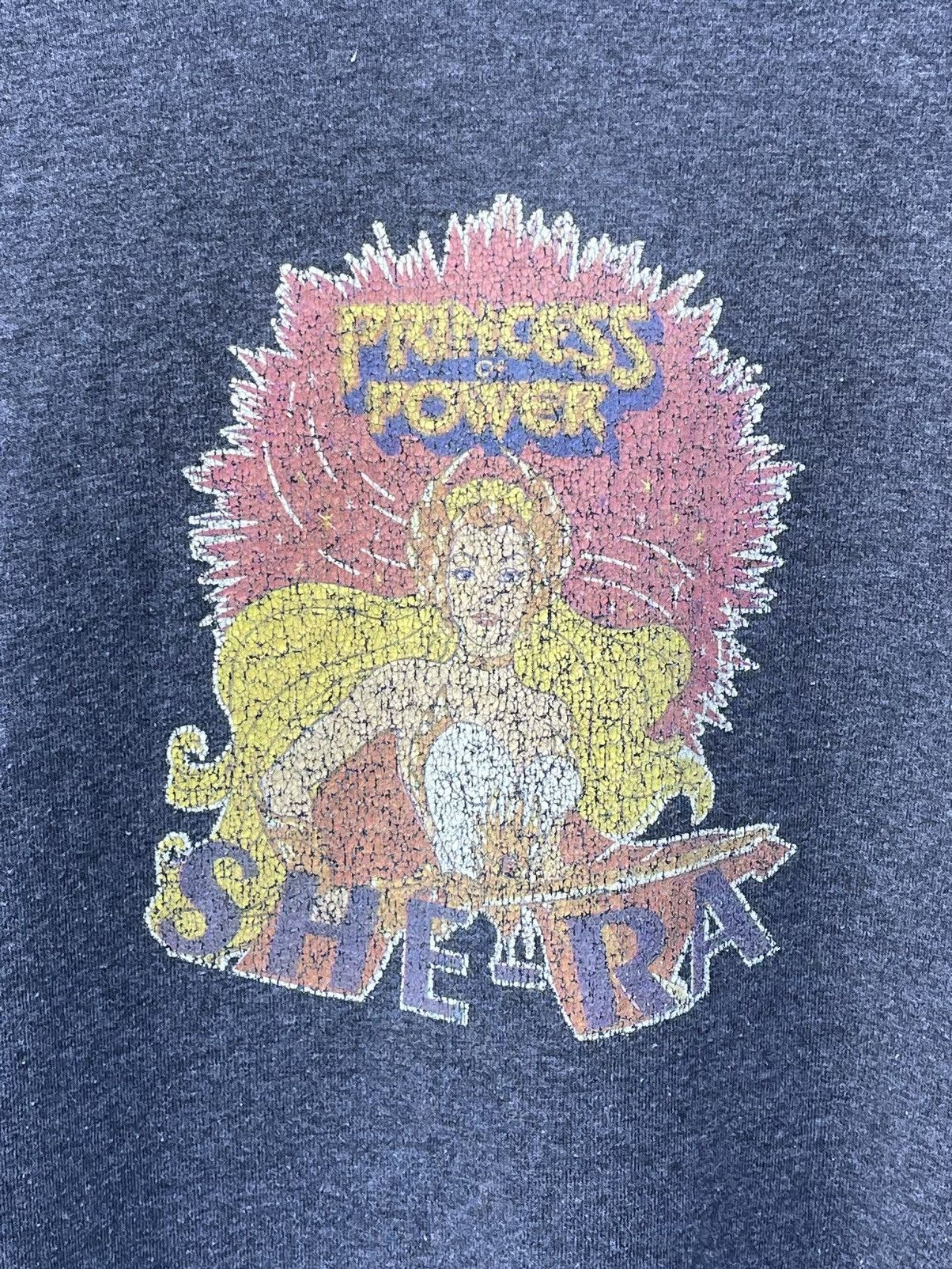 Soffe Rare Vintage 80s Soffe Shirts Princess Of Power She-ra Anime Size US L / EU 52-54 / 3 - 3 Thumbnail
