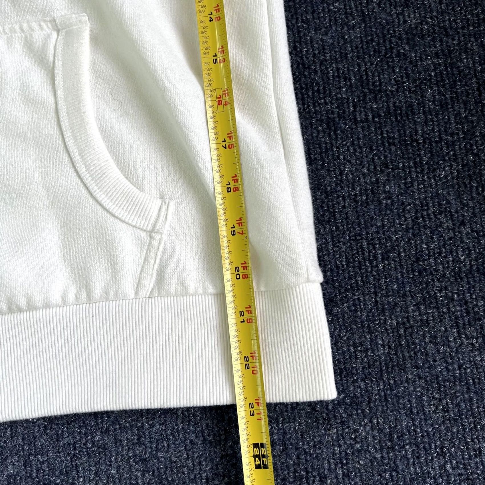 Tommy Hilfiger Tommy Hilfiger Hoodie Mens Medium White Nautical Anchor Full Zip Sweatshirt Size US M / EU 48-50 / 2 - 7 Thumbnail
