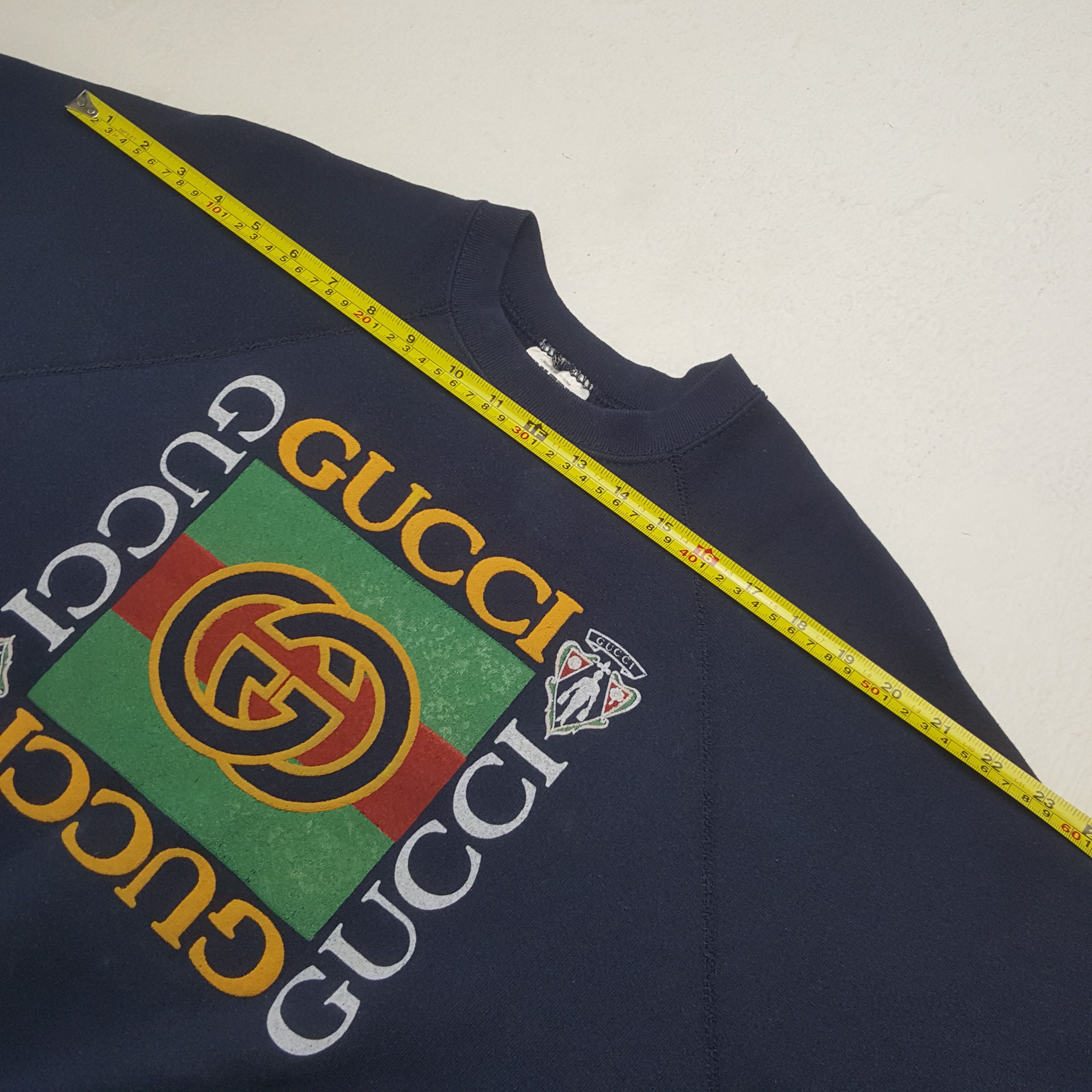 Tultex Vintage Gucci Italian Brand 90's Sweatshirt RR2 Size US L / EU 52-54 / 3 - 5 Thumbnail
