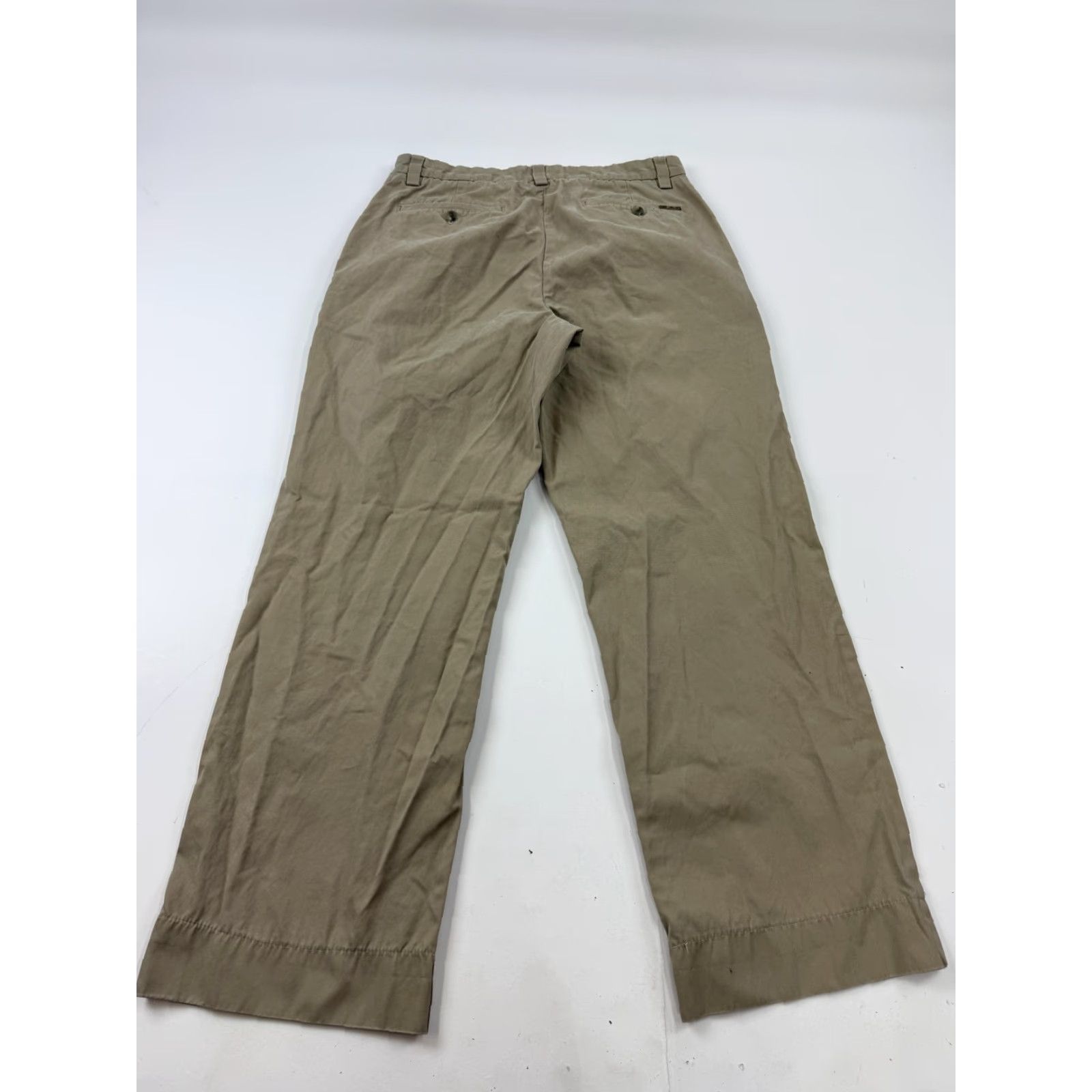 Eddie Bauer Eddie Bauer Pants Mens 33x29 Beige Pleated Khakis Straight Leg Cotton Casual Pants Mens 33 Beige Khakis Pleated Front Straight Leg Pocket Type: Slash Size US 33 - 7 Thumbnail
