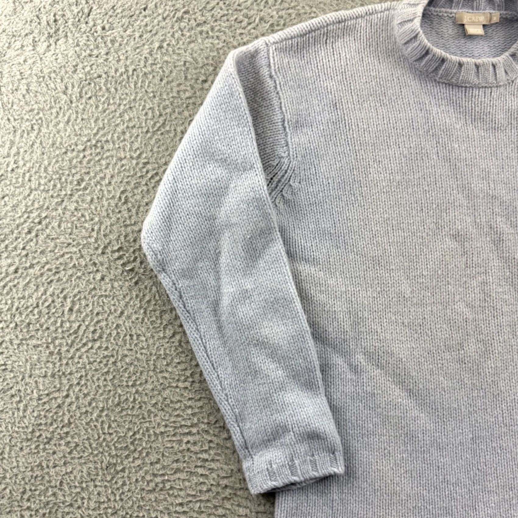 J.Crew J.CREW Sweater Womens Medium Blue Long Sleeve Knit Academia Preppy Wool Pullover Size M / US 6-8 / IT 42-44 - 4 Thumbnail