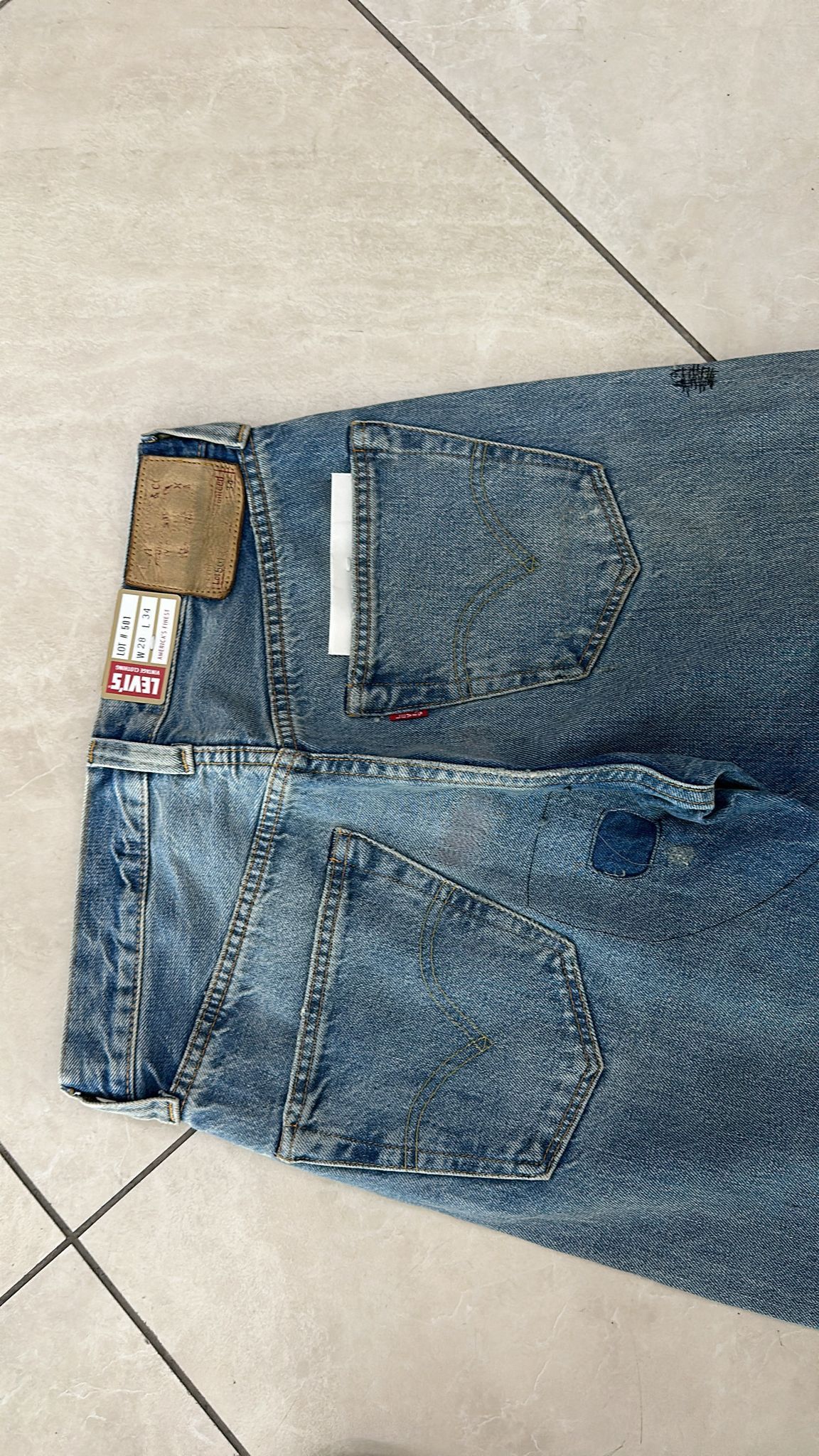 Levi's Vintage Clothing LVC Levi's Vintage Clothing 1947 501XX BigE Selvedge Jeans Size US 28 / EU 44 - 6 Thumbnail