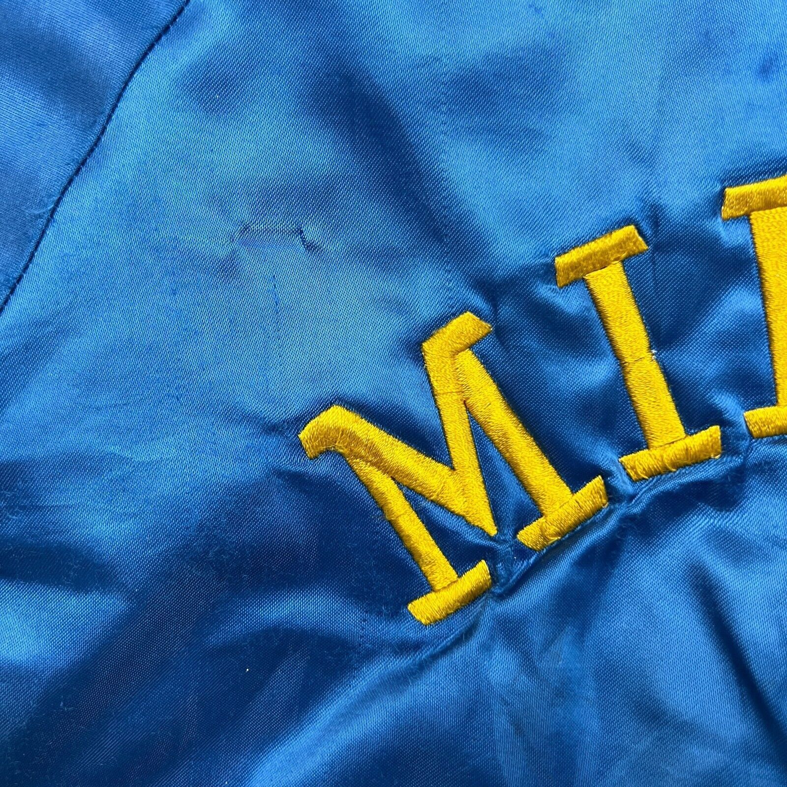 Chalk Line × Vintage VTG Chalk Line Milford Baseball Satin Jacket XS USA Bomber Size US XS / EU 42 / 0 - 9 Thumbnail