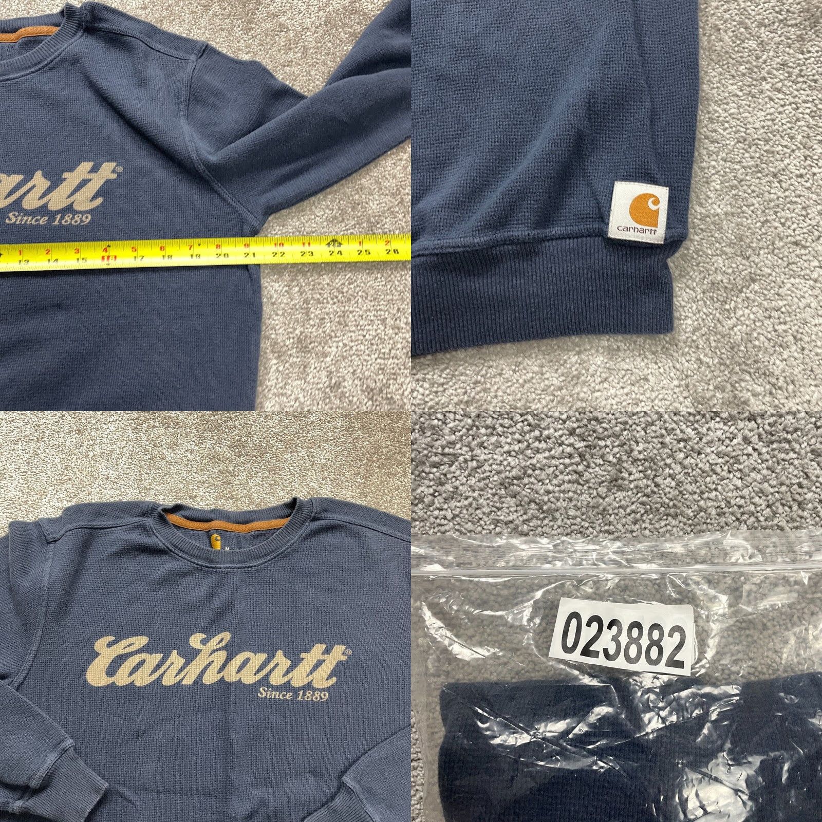Carhartt Carhartt Sweatshirt Women M Blue Cotton Crew Neck Pullover All Seasons Breathable Lightweight Logo Outdoor Casual Womens Size M / US 6-8 / IT 42-44 - 8 Thumbnail
