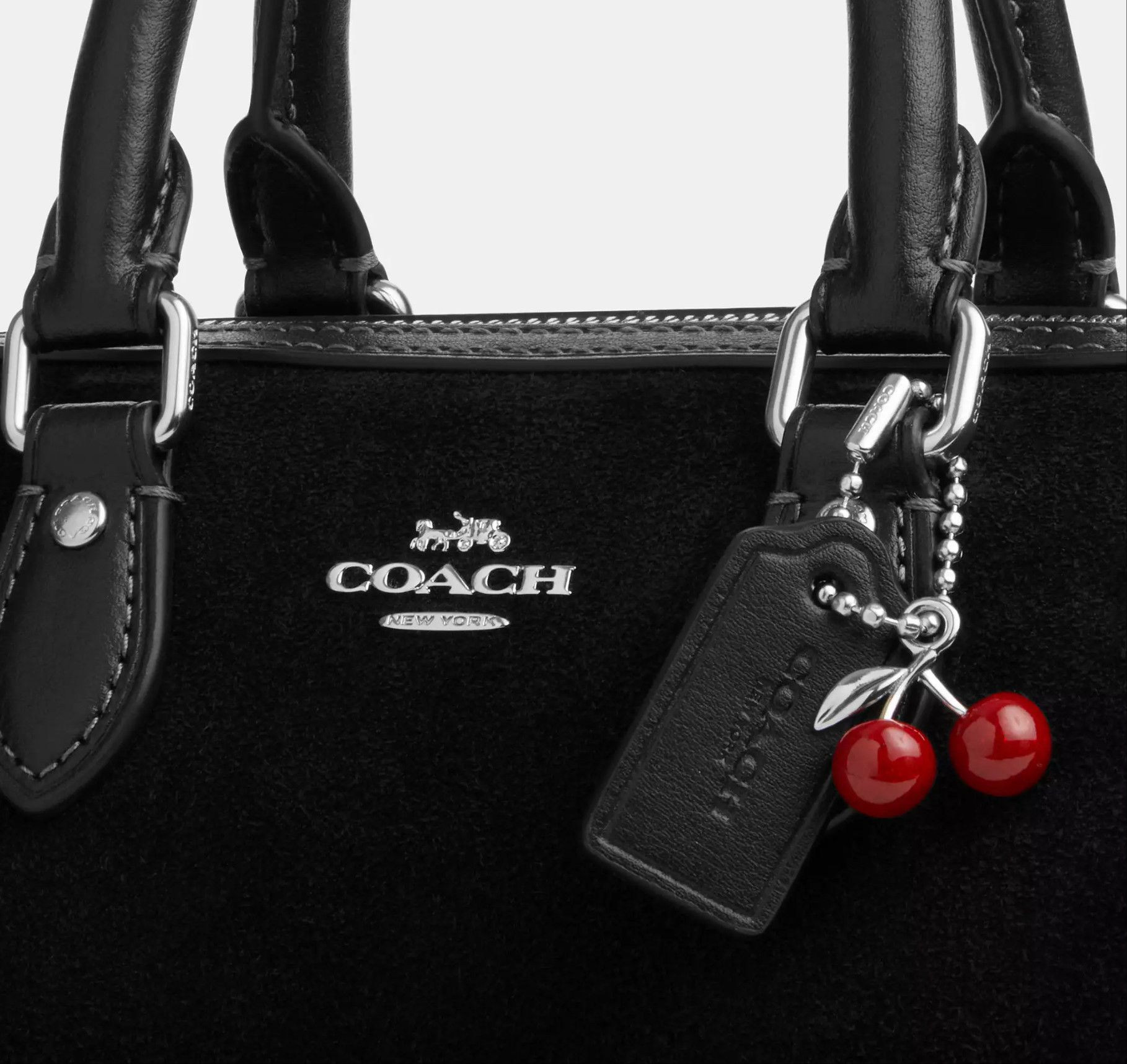 Coach NWT Coach Mini Rowan Crossbody Bag With Cherry Charm CDC93 Size ONE SIZE - 15 Thumbnail