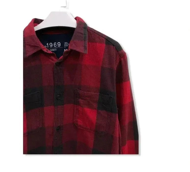 Gap Vintage Gap Plaid Tartan Flannel Shirt 👕 Size US M / EU 48-50 / 2 - 2 Thumbnail