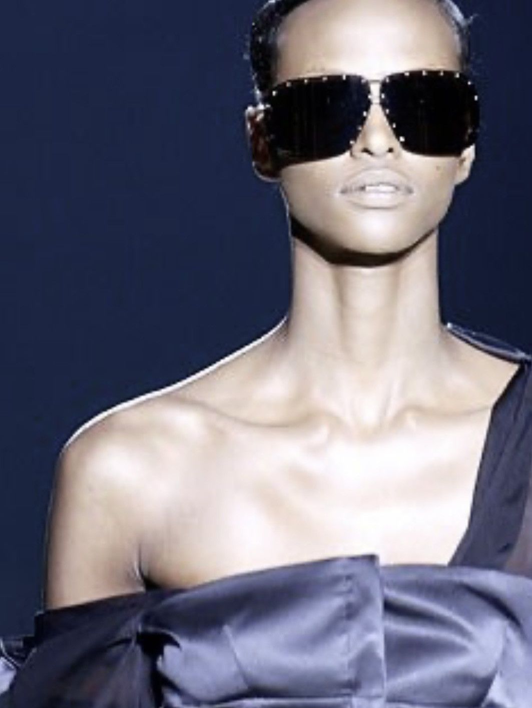 Gucci F/W 2003 runway Tom Ford for Gucci Black Silk corset blouse Size S / US 4 / IT 40 - 4 Thumbnail
