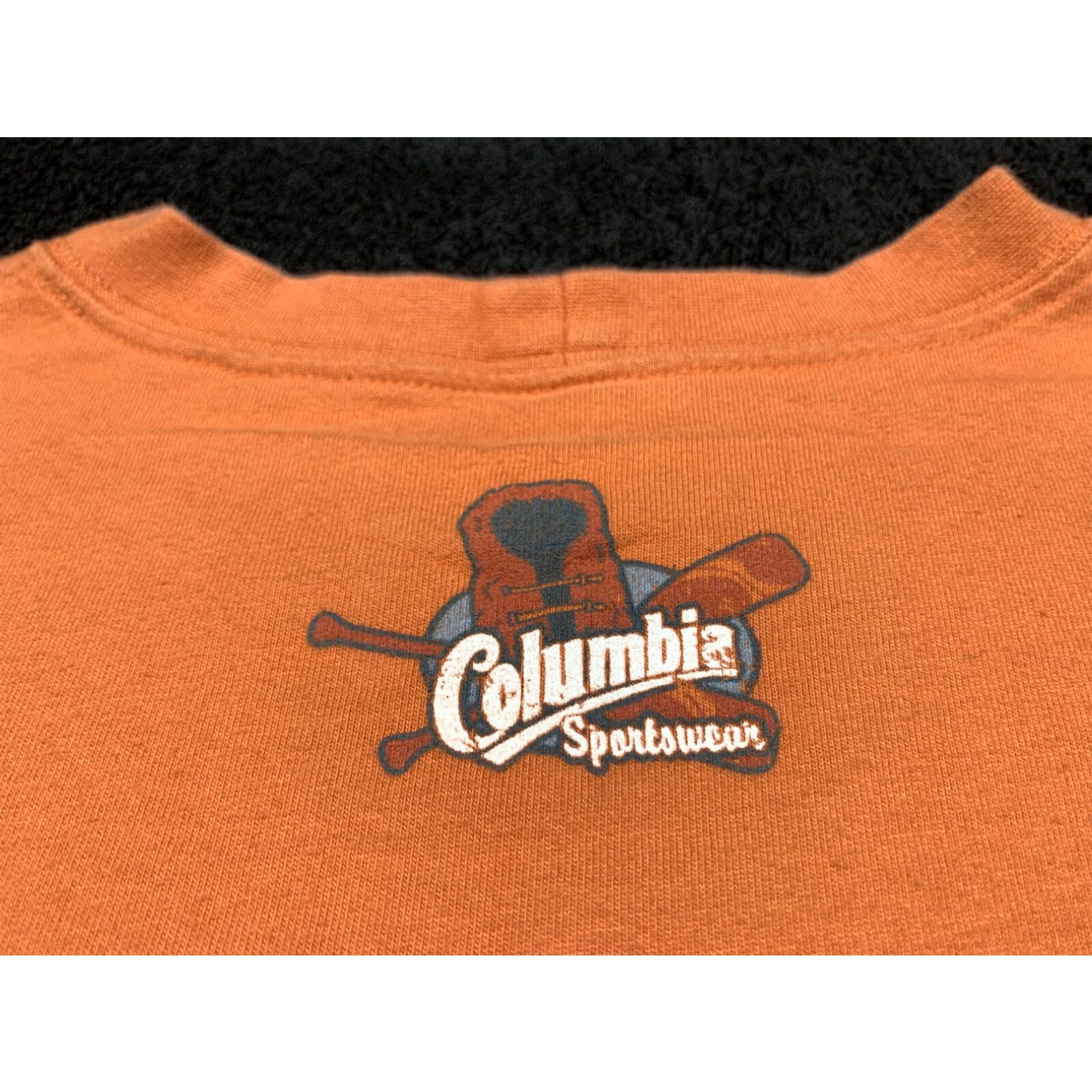 Vintage Columbia River Guides High Adventure Orange Short Sleeve Button-Up Mens Large L Size US L / EU 52-54 / 3 - 5 Thumbnail