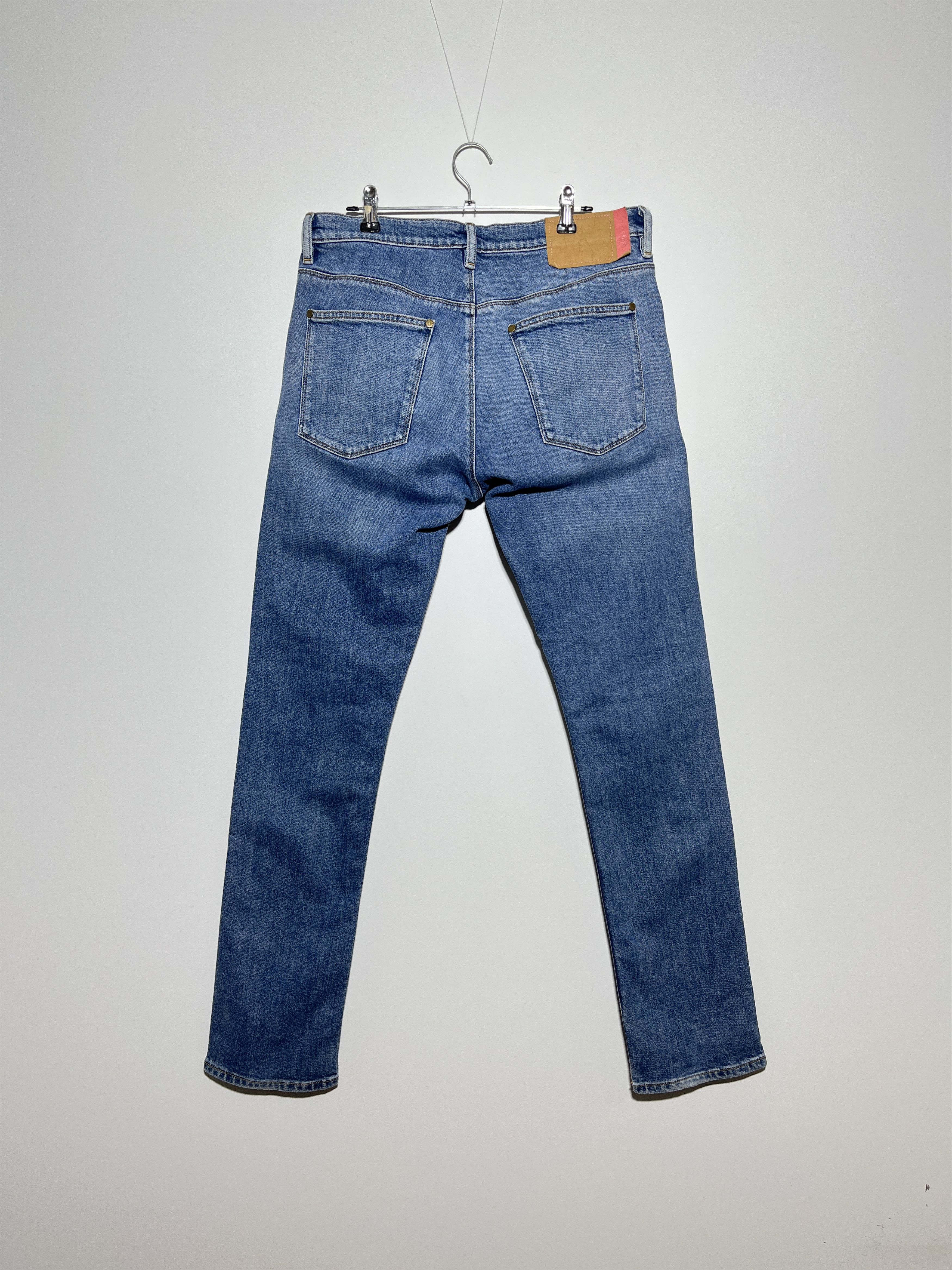Acne Studios Acne Studios Bla Konst Slim Blue Jeans Pants Size 32 Size US 32 / EU 48 - 2 Thumbnail