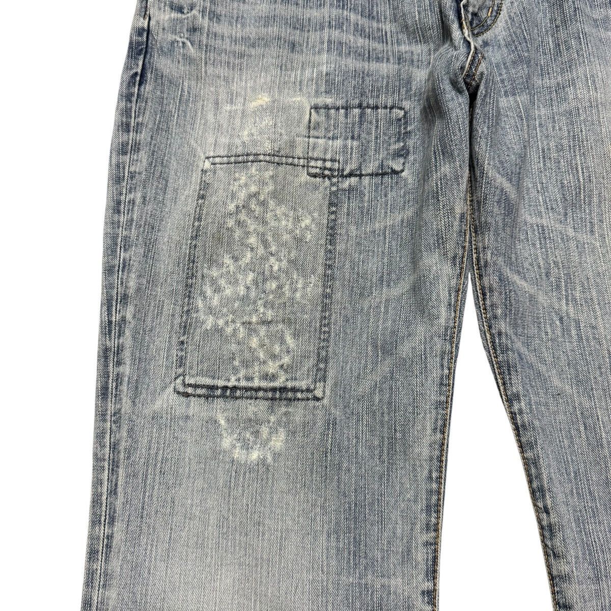 Edwin Exclusive Vintage Model Edwin 401XV Flare Jeans Patchwork Size US 36 / EU 52 - 6 Thumbnail