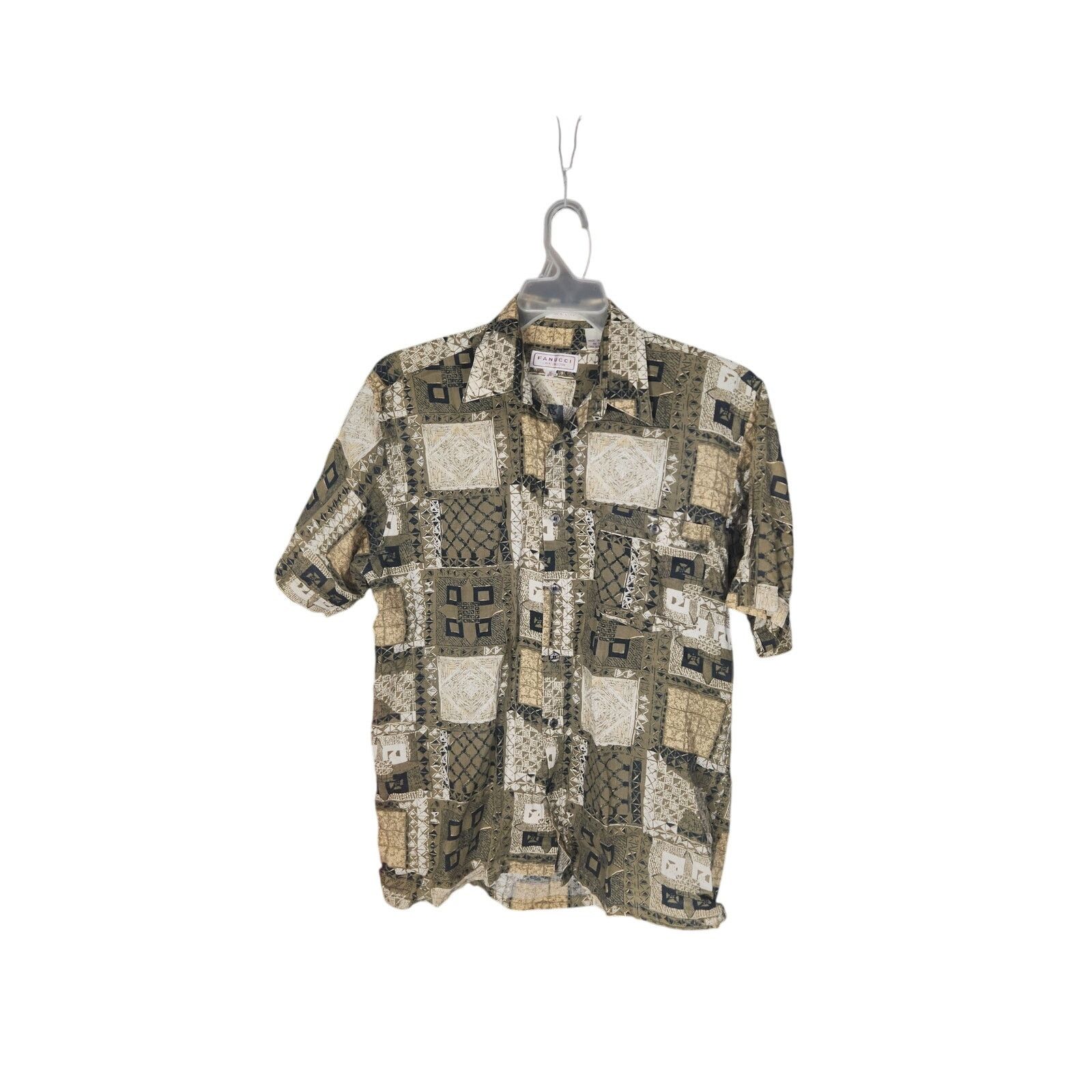 Other Vintage 90s Fanucci 100% Linen short sleeve men's medium Size US M / EU 48-50 / 2 - 1 Thumbnail