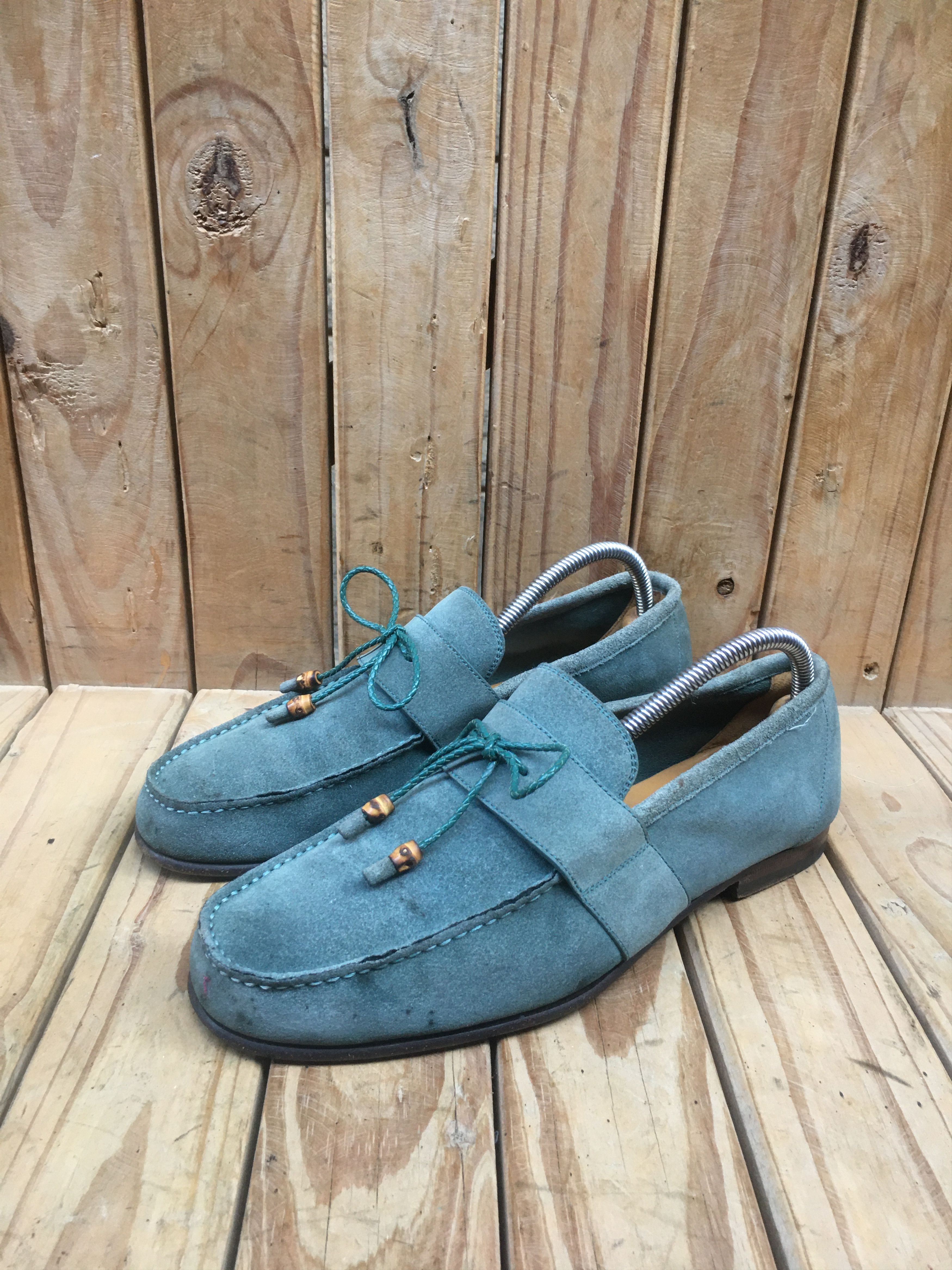 Gucci Gucci suede leather loafers size UK 7 Size US 7.5 / EU 40-41 - 2 Thumbnail