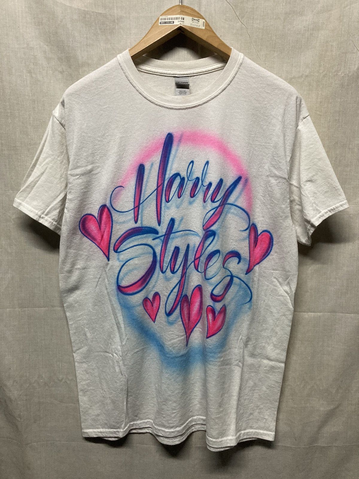 Band Tees × Rap Tees Harry Styles Airbrush Tee Size US L / EU 52-54 / 3 - 1 Thumbnail