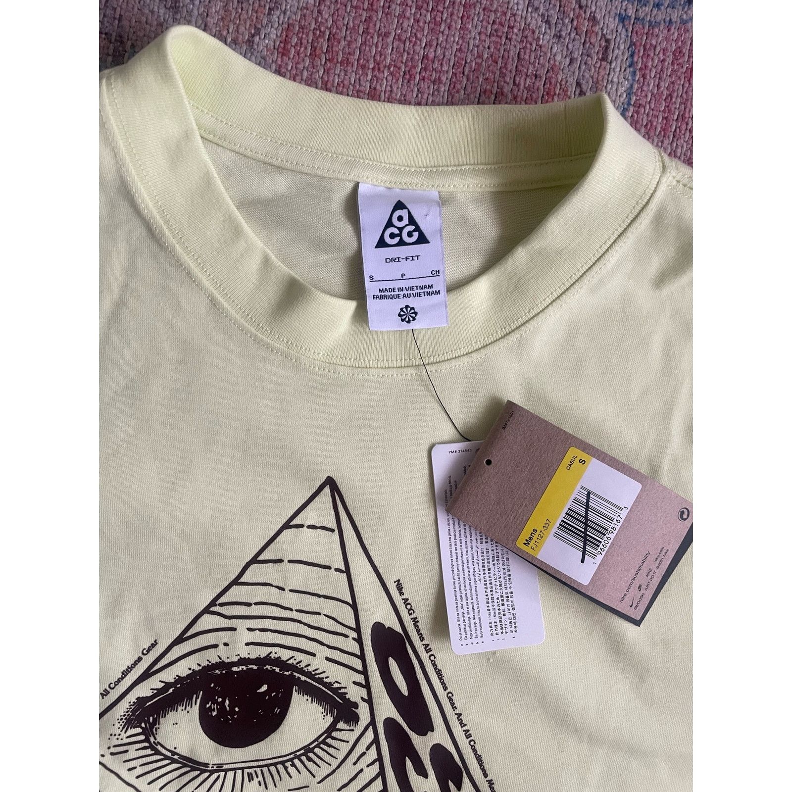 Nike NWT Nike Men's ACG Changing Eye T-Shirt Sh White Size Small Size US S / EU 44-46 / 1 - 4 Thumbnail