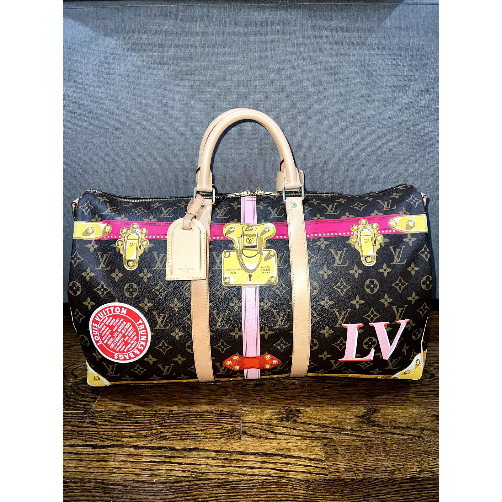 Louis Vuitton Louis Vuitton Keepall Bandouliere Monogram Travel Bag Size ONE SIZE - 2 Thumbnail
