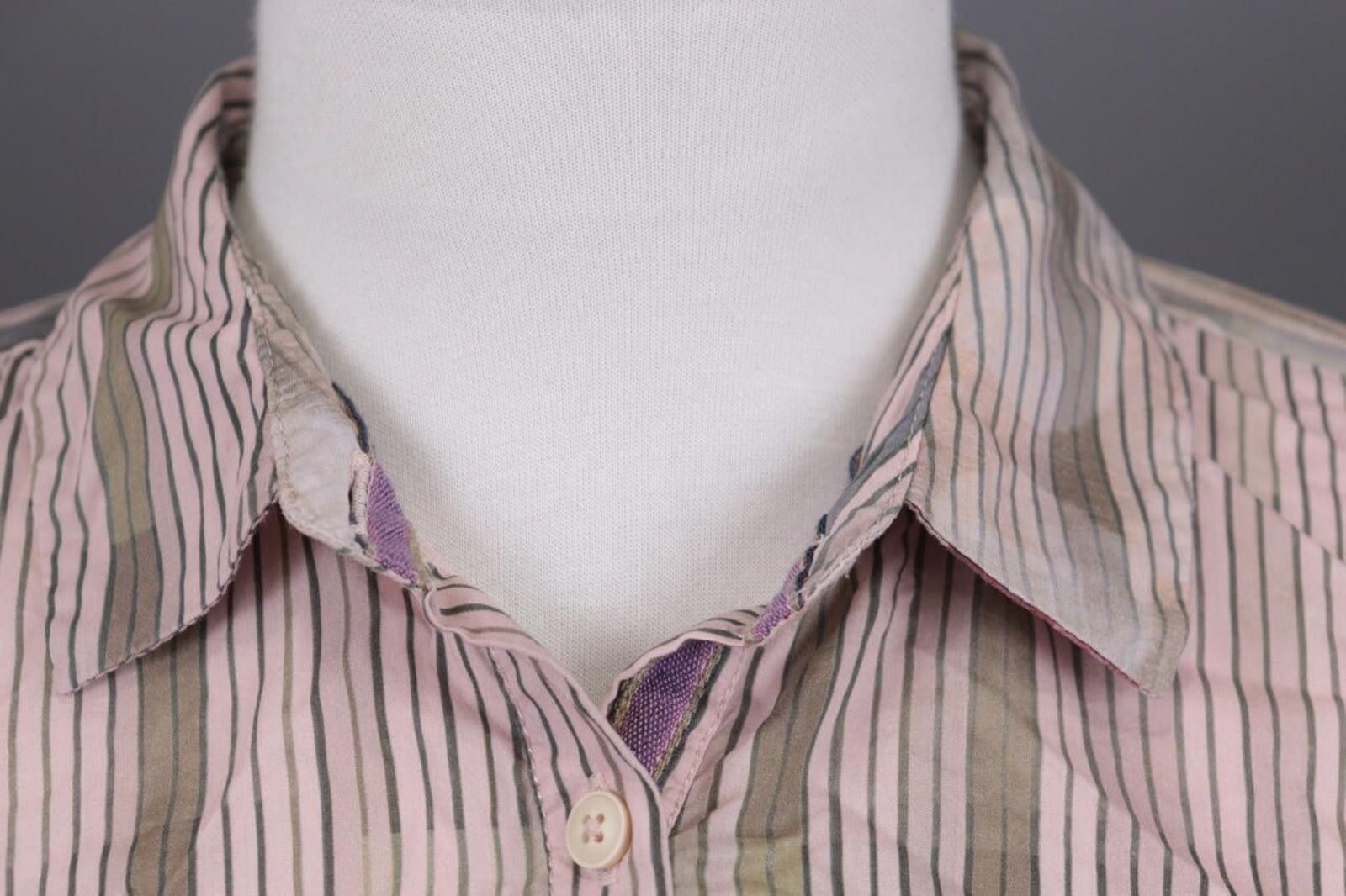 Designer Emily Van Den Bergh Multicolor Stripe Dotte Shirt Size 40 Size M / US 6-8 / IT 42-44 - 5 Thumbnail