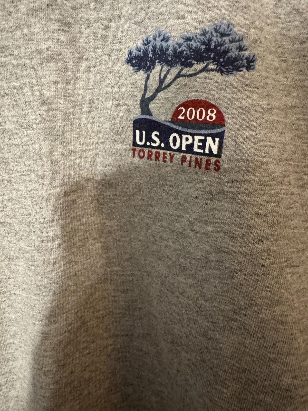 The Unbranded Brand 2008 US Open Golf Torrey Pines S/S Tee Men's XL Gray Size US XL / EU 56 / 4 - 3 Thumbnail