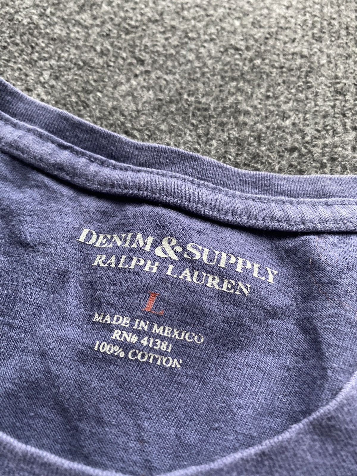 Denim & Supply Ralph Lauren 🔥Western Ralph Lauren denim supply blue tee mens large y2k Size US L / EU 52-54 / 3 - 5 Thumbnail
