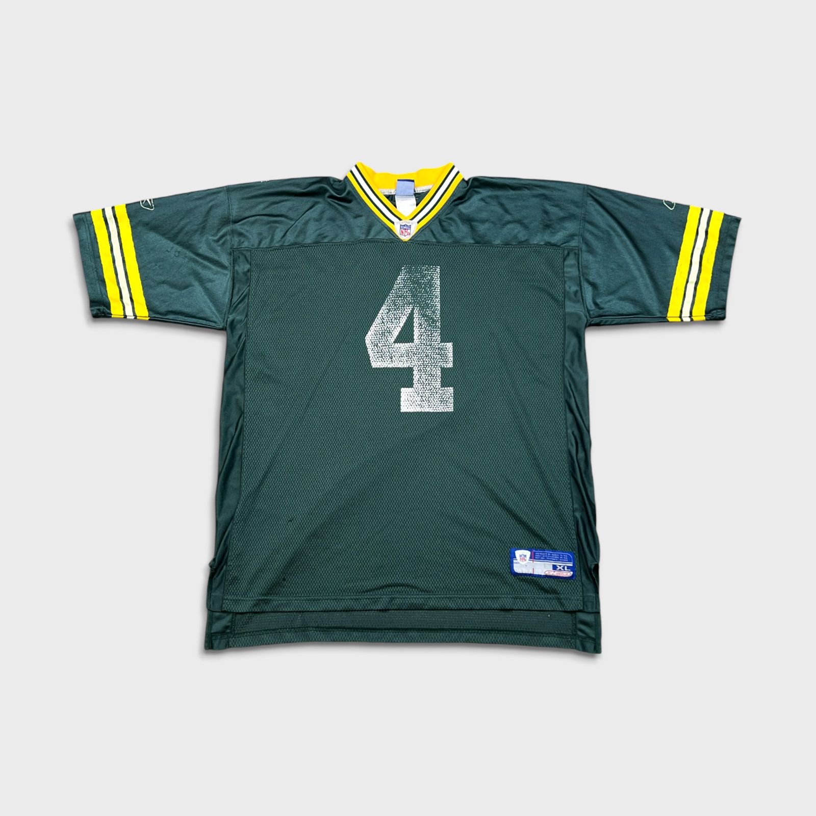 NFL × Reebok × Vintage Reebok Brett Favre Green Bay Packers NFL Jersey XL Football Size US XL / EU 56 / 4 - 4 Thumbnail