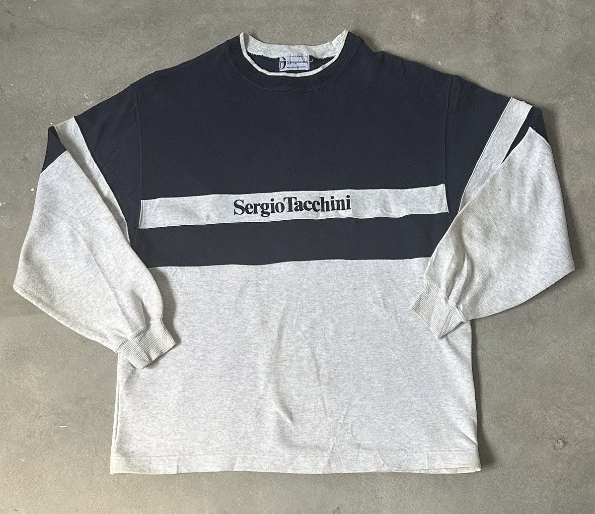 Sergio Tacchini VINTAGE SERGIO TACCHINI SWEATSHIRT Size US L / EU 52-54 / 3 - 1 Thumbnail