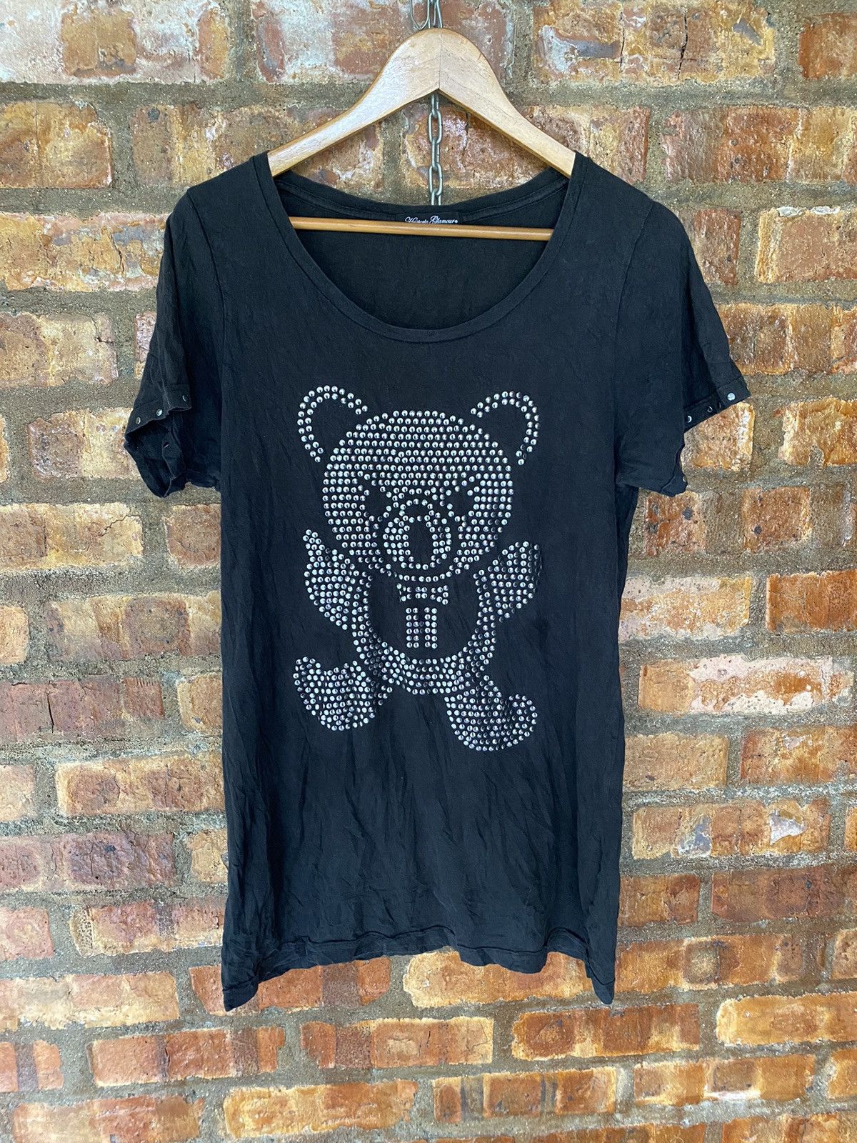 Hysteric Glamour Iconic Punked Bear Studs tee Size L / US 10 / IT 46 - 2 Thumbnail