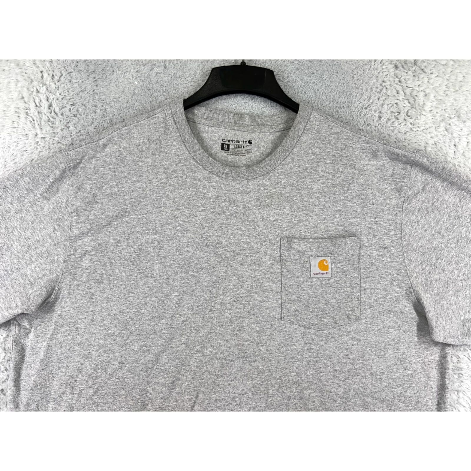Carhartt VINTAGE Carhartt Shirt Men Extra Large Tall Gray Pocket Short Sleeve 100% Cotton Size US XL / EU 56 / 4 - 4 Thumbnail