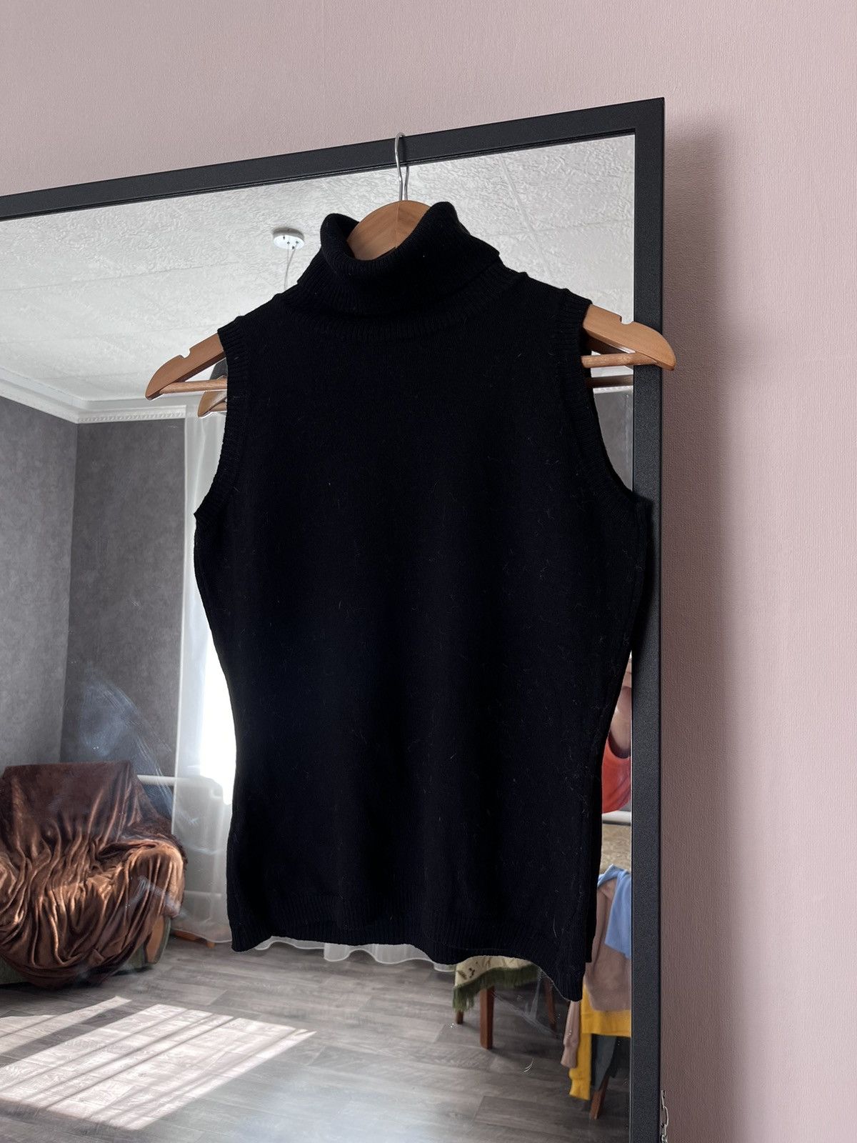 Versus Versace Vintage Versus Gianni Versace Turtleneck Vest sweater Size L / US 10 / IT 46 - 1 Thumbnail