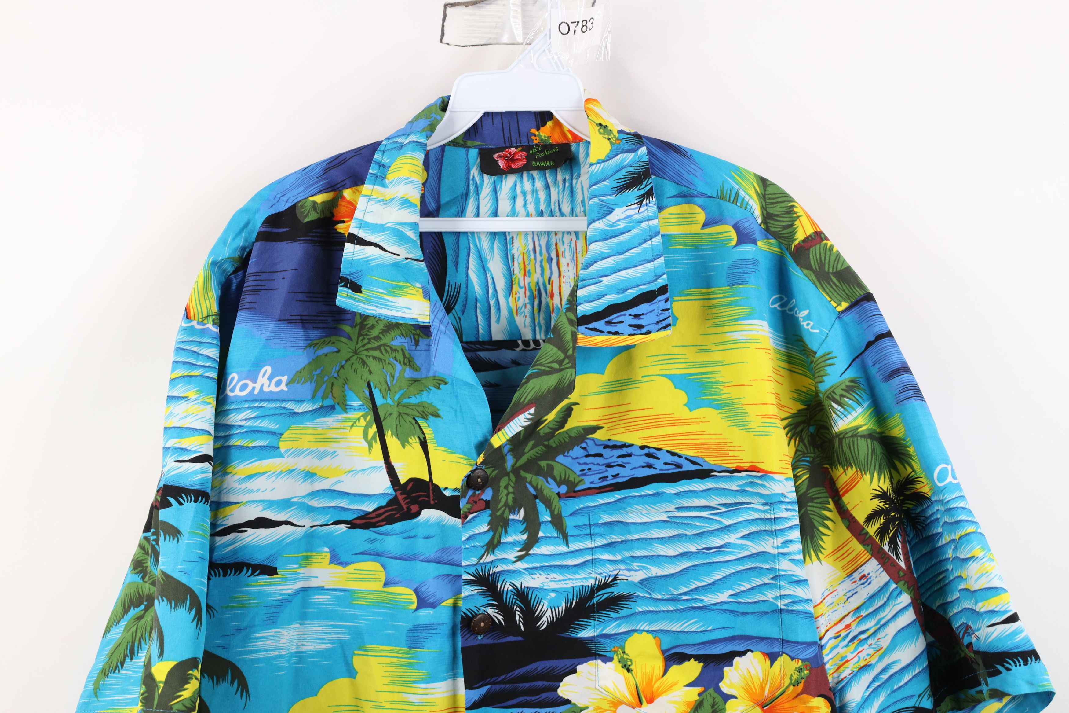 Vintage Vintage 90s Streetwear Luau Beach Hawaiian Button Shirt USA Size US XXL / EU 58 / 5 - 2 Thumbnail