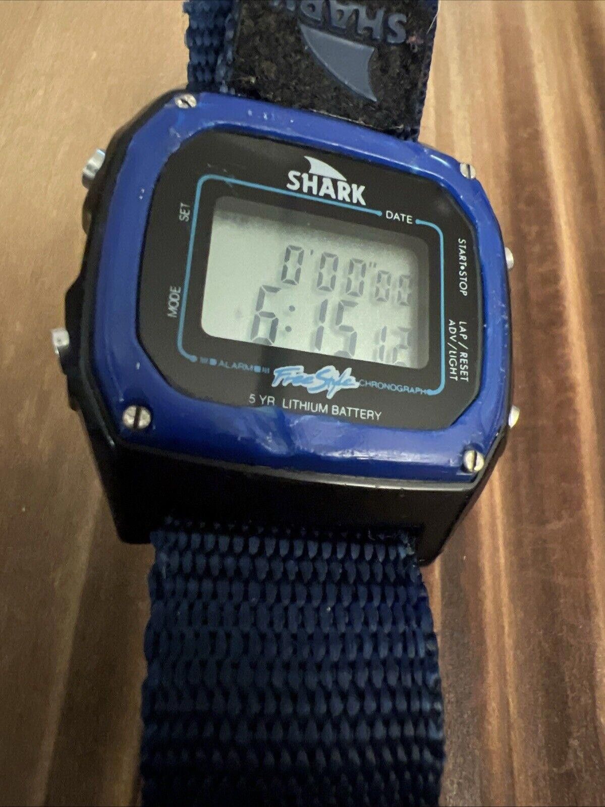 Other Shark Freestyle Blue Watch New Battery Vintage Size ONE SIZE - 2 Thumbnail