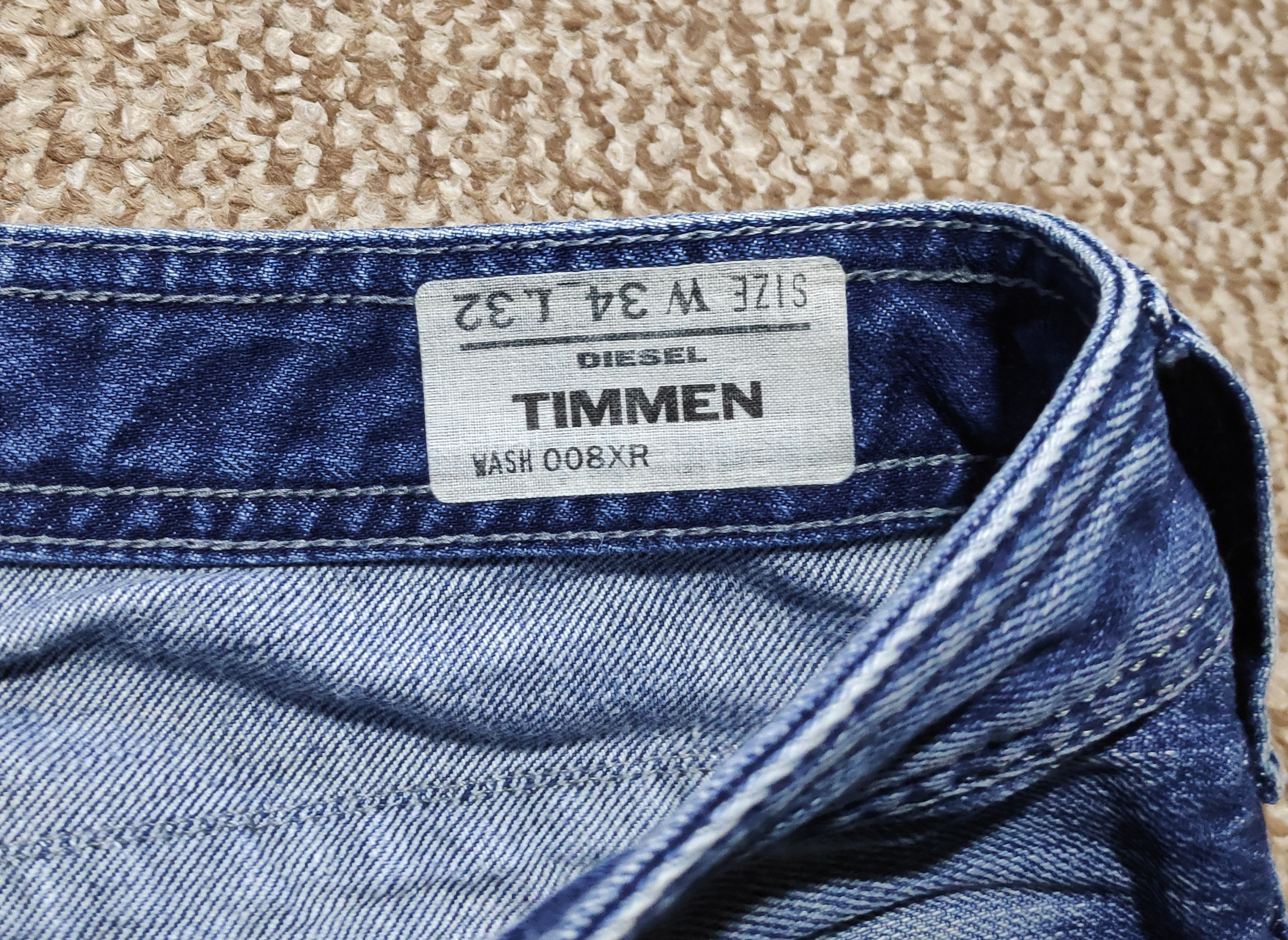 Diesel Diesel Mohawk Logo y2k Vintage Timmen Denim Jeans Straight Size US 34 / EU 50 - 12 Thumbnail