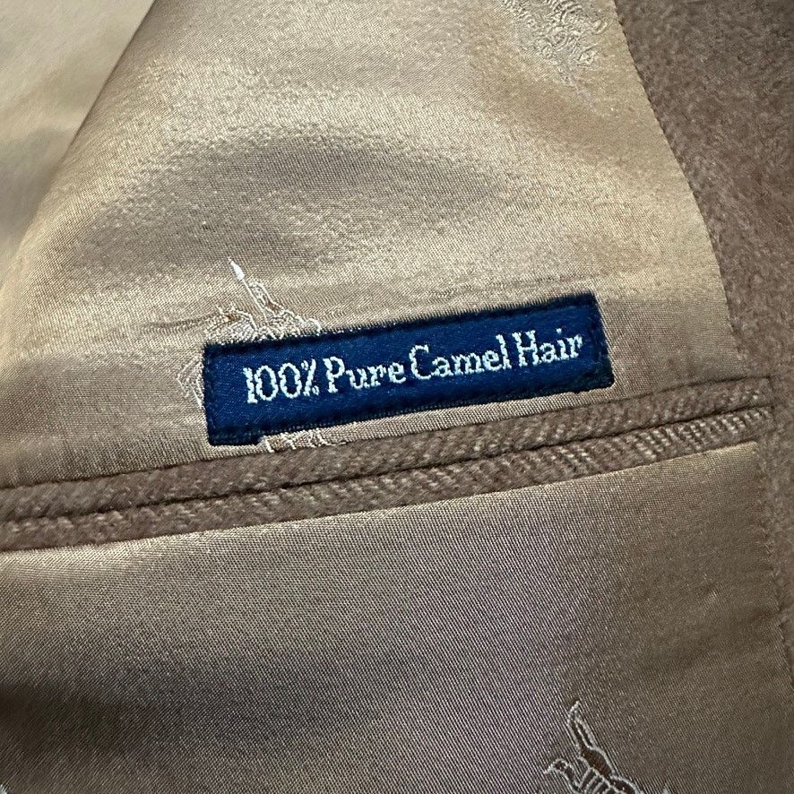 Burberry Vintage Burberry tan camel hair two button blazer size 44R Size 44R - 6 Thumbnail