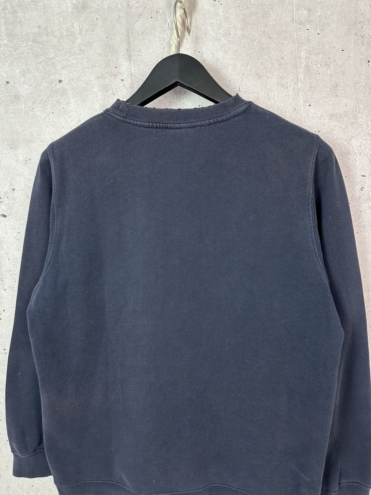 Stussy Vintage Stussy Logo Torn Faded Long Sleeve Sweatshirt Size US M / EU 48-50 / 2 - 7 Thumbnail