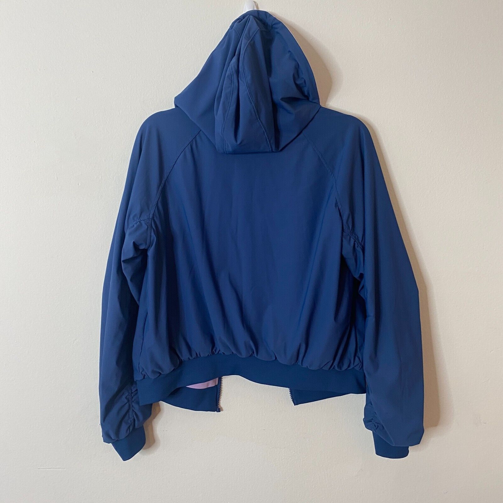 Other Lite Weight Blue & Lilac Reversible Zip Hoodie Jacket Size M / US 6-8 / IT 42-44 - 4 Thumbnail