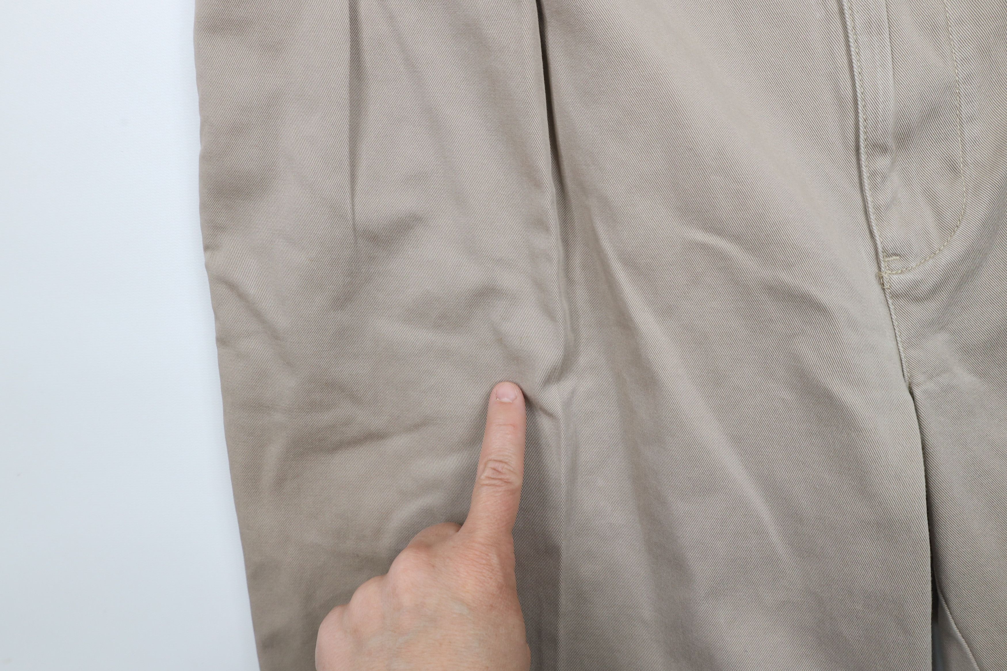 Ralph Lauren × Vintage Vintage 90s Ralph Lauren Above Knee Chino Shorts Beige Size US 38 / EU 54 - 6 Thumbnail