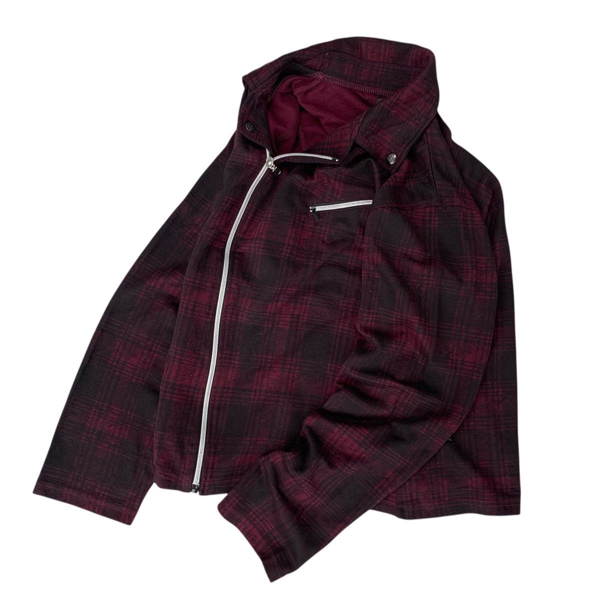 If Six Was Nine 2000’s Beau Mere Asymmetrical Mad Punks Style Jacket Size US L / EU 52-54 / 3 - 13 Thumbnail