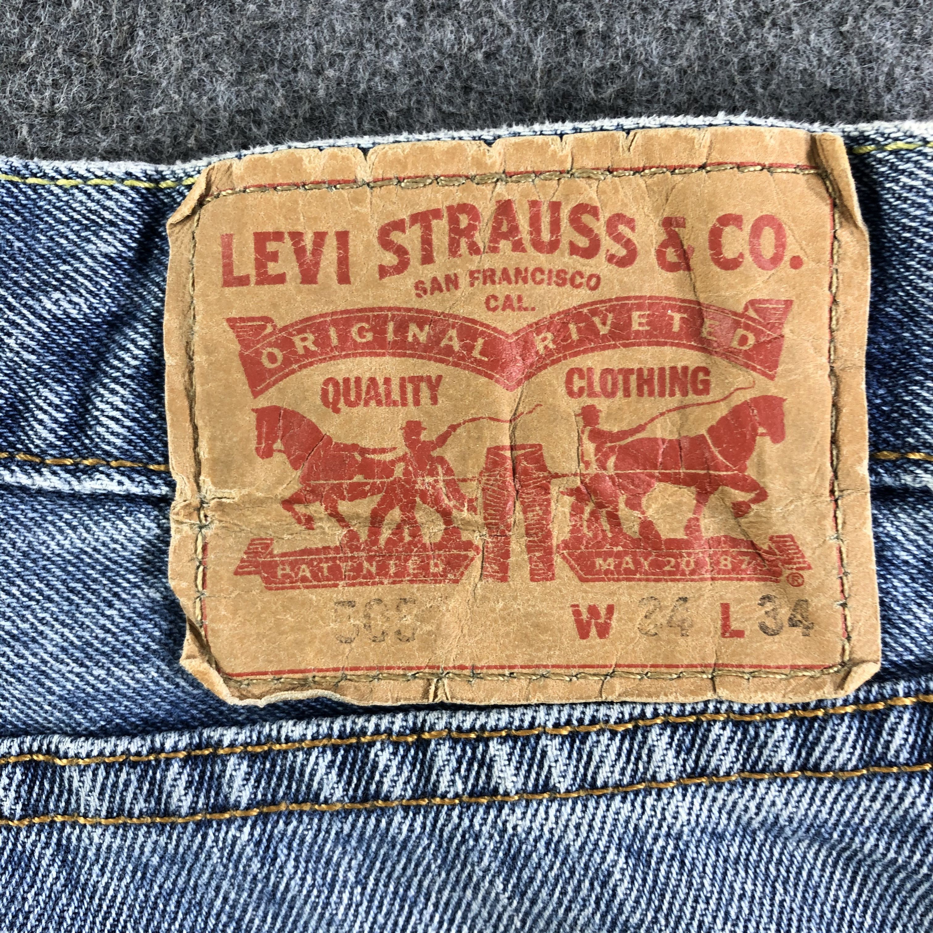 Levi's Vintage Blue Wash Levis 505 Jeans-J3039 Size US 35 - 5 Thumbnail