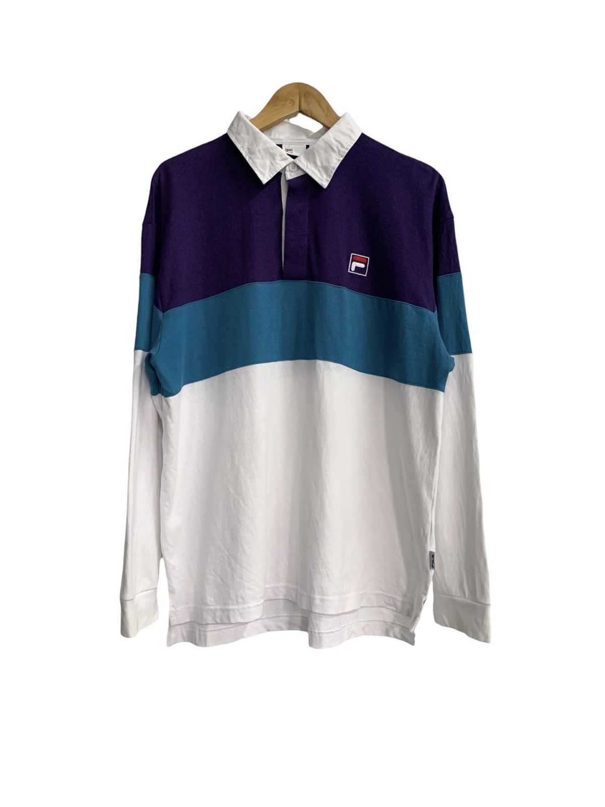 Fila Vintage Fila Rugby Shirts Size US XL / EU 56 / 4 - 1 Thumbnail