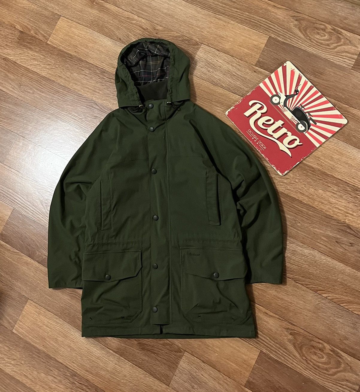 Barbour Vintage Barbour Berwick Endurance Raincoat Parka Jacket Size US M / EU 48-50 / 2 - 2 Thumbnail