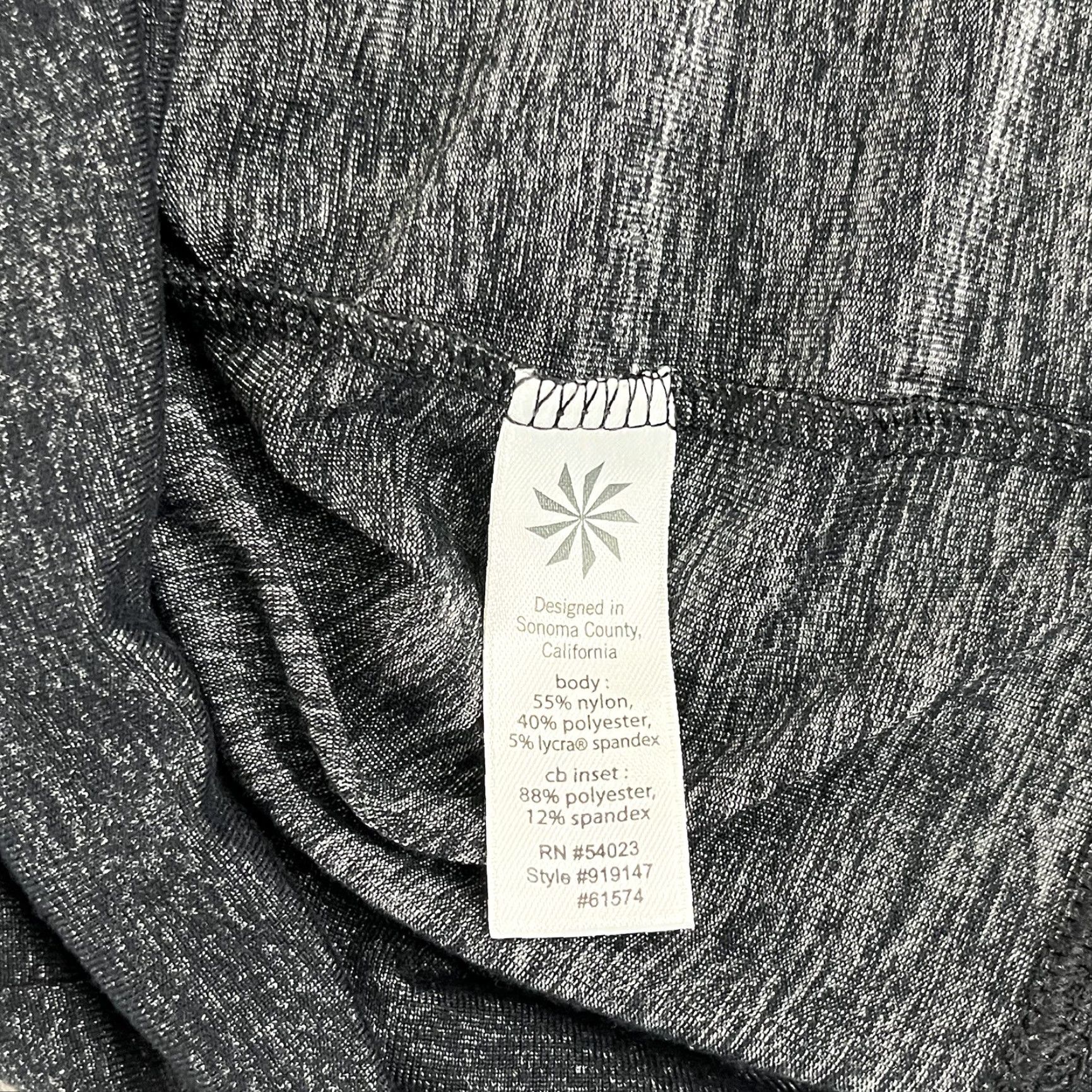 Athleta ATHLETA Shirt Women XS Saturnalina Top Gray Short Sleeve Active Yoga Gym Running Size XS / US 0-2 / IT 36-38 - 6 Thumbnail