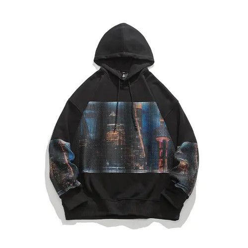 VIBE Skyscraper Skyline Graphic Hoodie Size US M / EU 48-50 / 2 - 5 Thumbnail