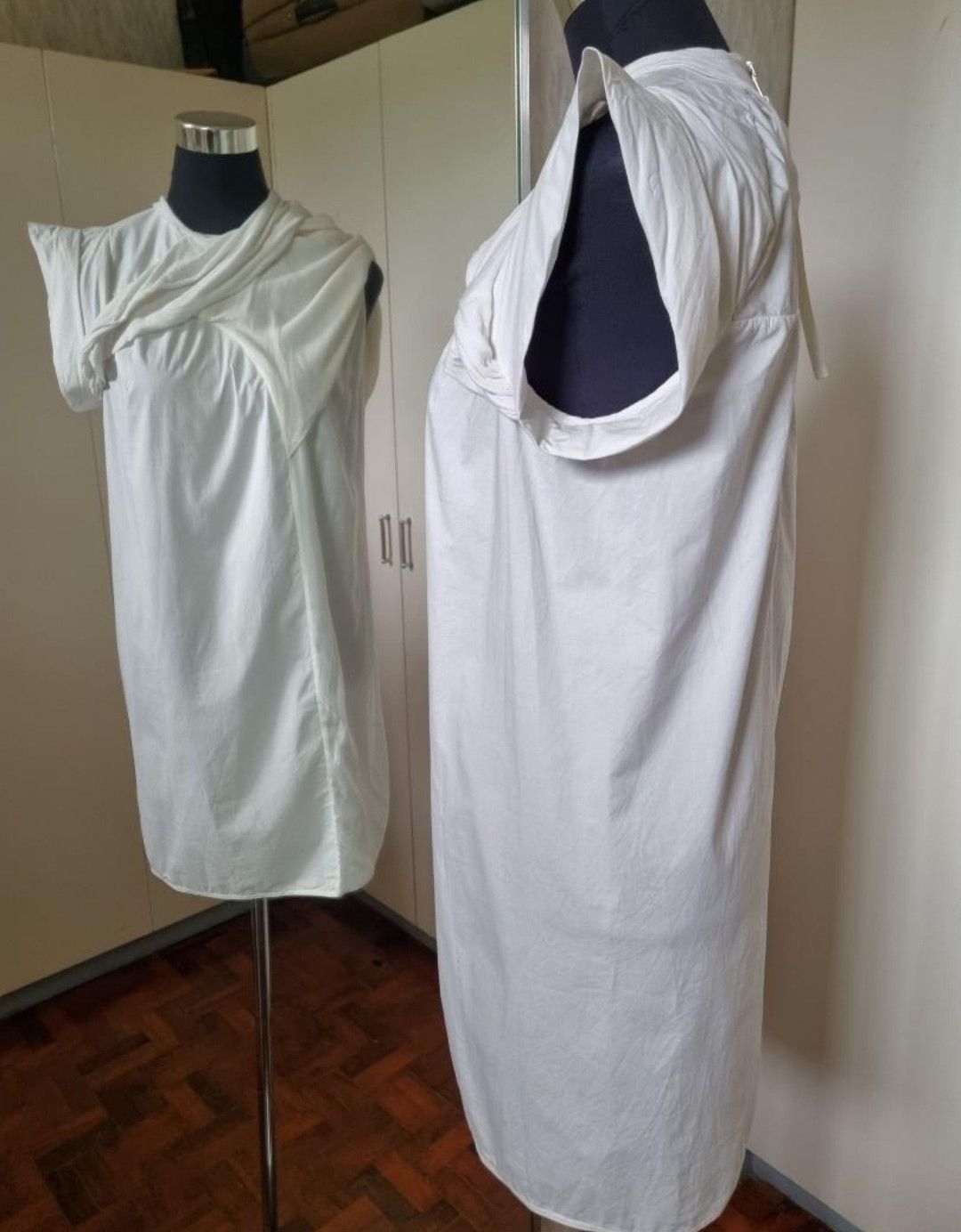 Rick Owens Rick Owens Spring 2017 Walrus Draped Avant-Garde Dress Size XXS / US 00 / IT 34 - 16 Thumbnail