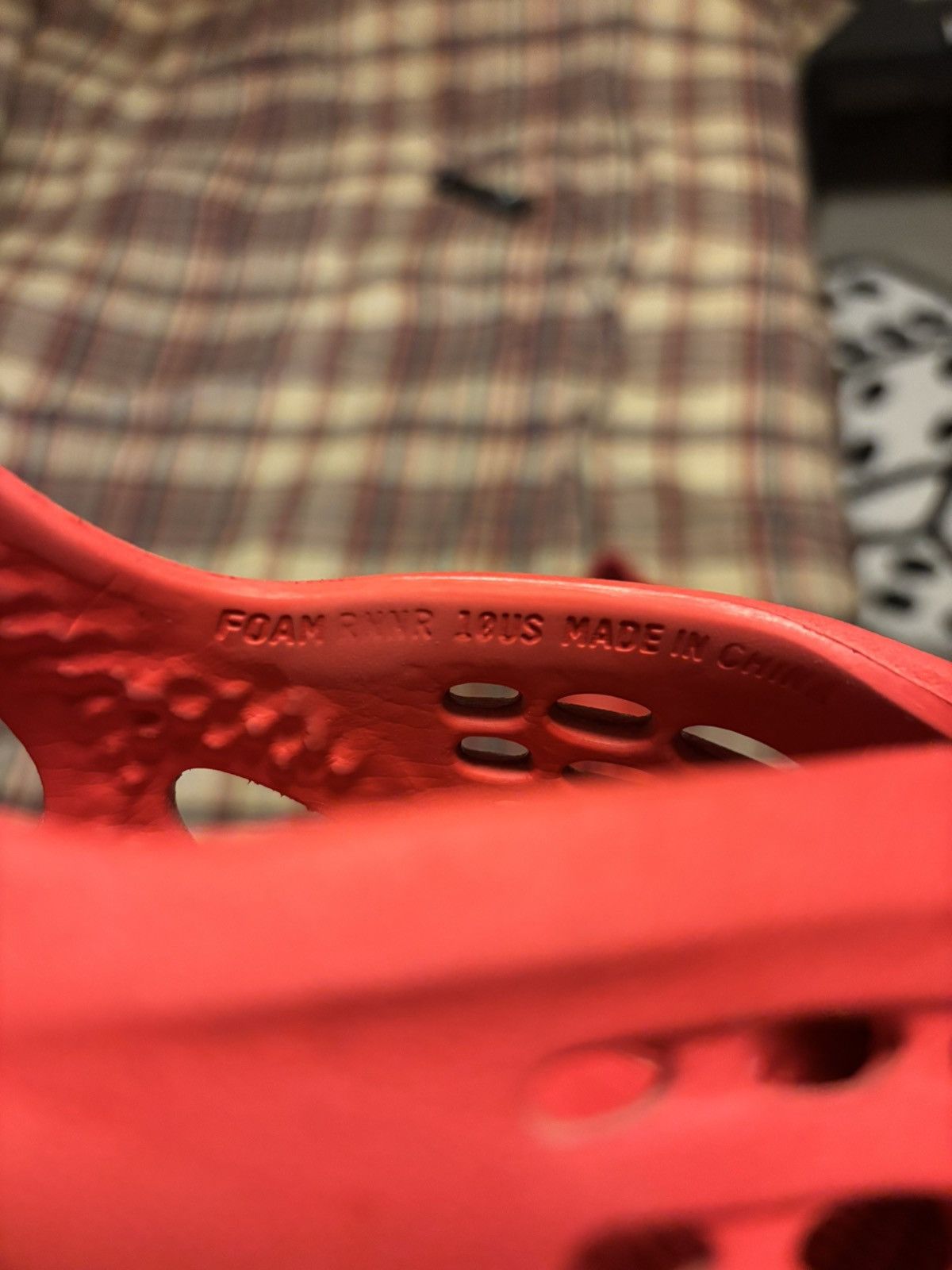 Adidas Adidas Yeezy Foam Runner Red Size 10 Size US 10 / EU 43 - 4 Thumbnail