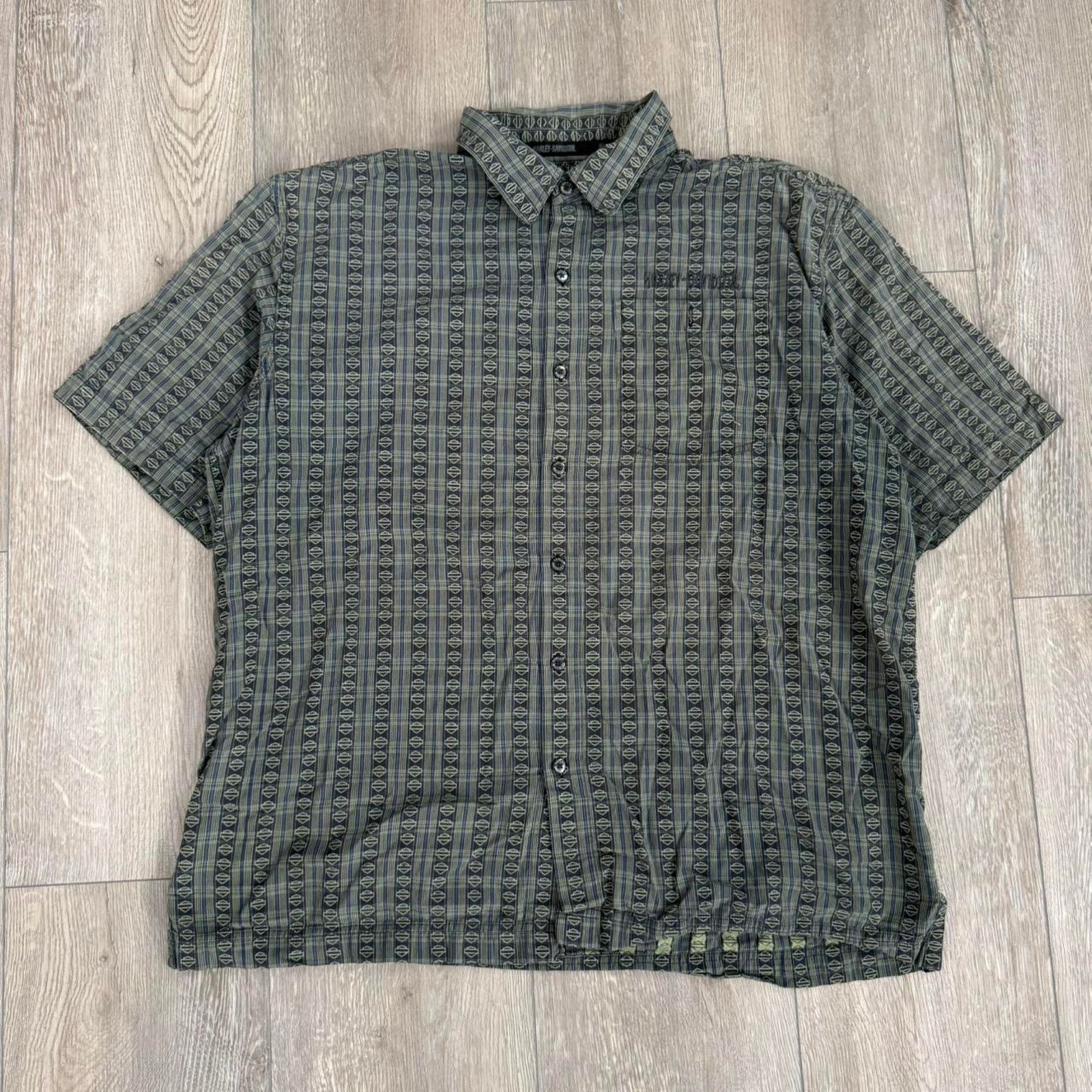 Harley Davidson Vintage y2k harley davidson button down shirt Size US XXL / EU 58 / 5 - 1 Thumbnail