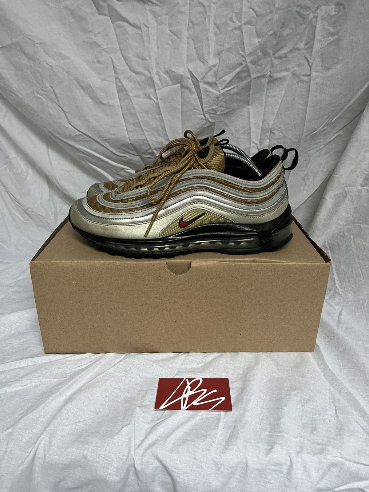 Nike Nike Air Max 97 « Silver & Gold »🧲 Size US 9.5 / EU 42-43 - 1 Thumbnail