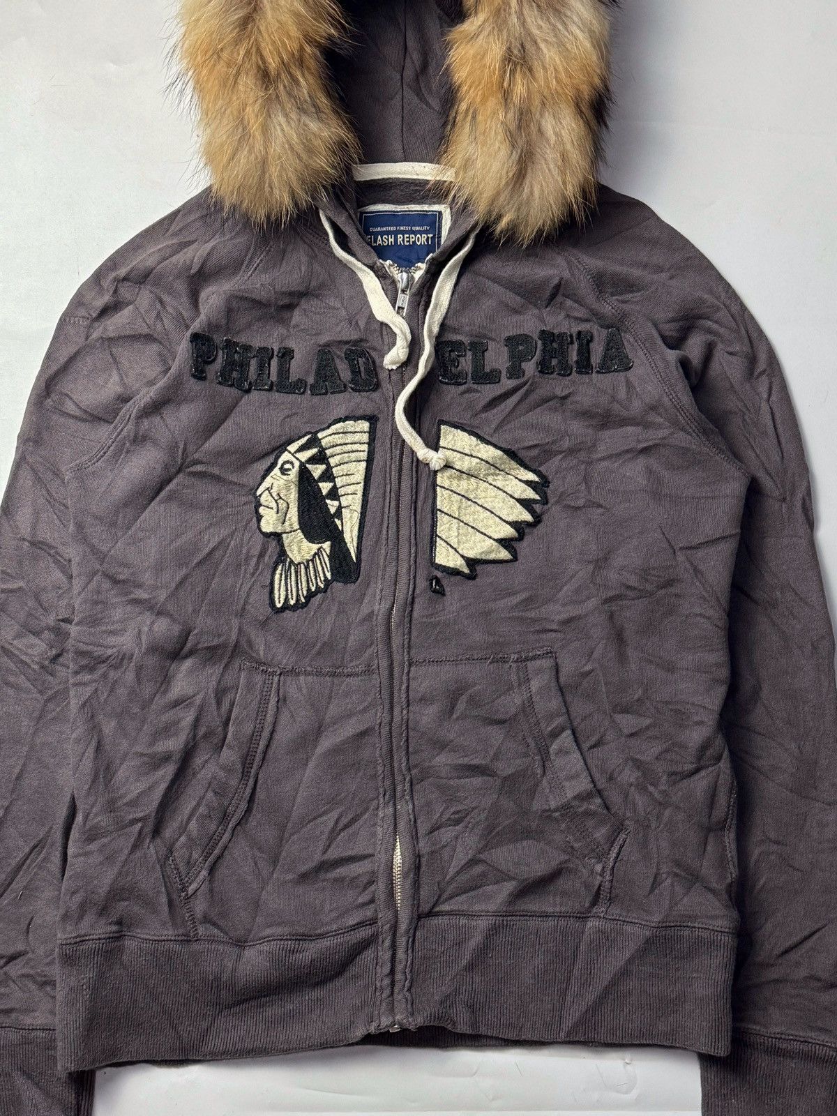 If Six Was Nine × Japanese Brand × Le Grande Bleu (L.G.B.) Fur Hoodie Flash Indiana Japanese Style Ifsix LGB Size US S / EU 44-46 / 1 - 3 Thumbnail