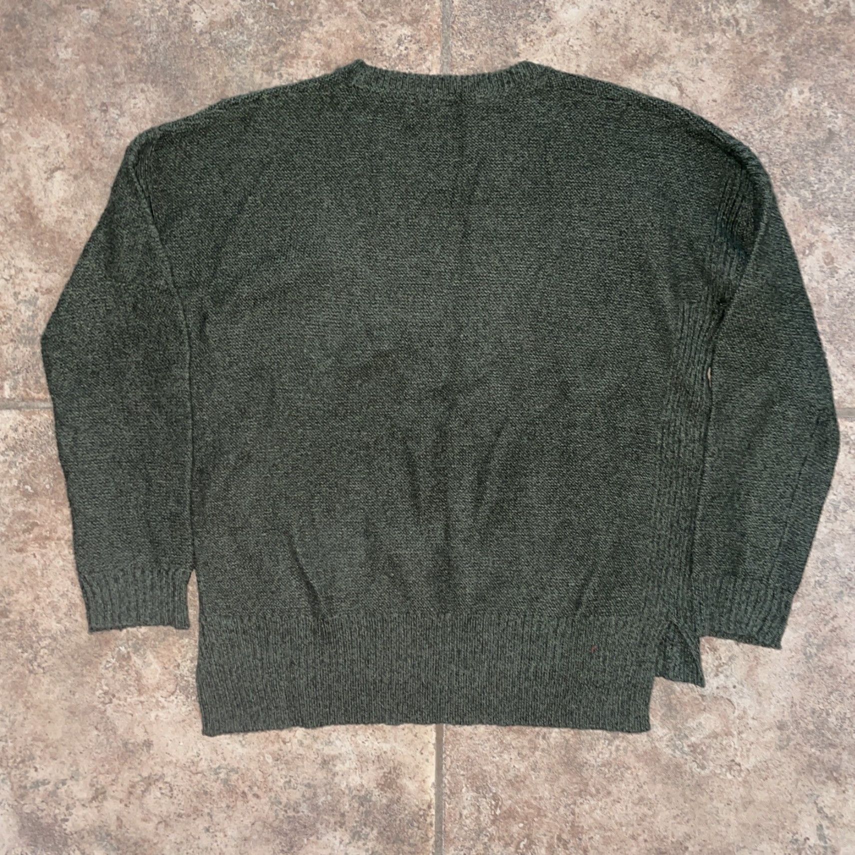 Madewell Madewell Sweater Crew Neck Green Womens S Pullover Size S / US 4 / IT 40 - 4 Thumbnail