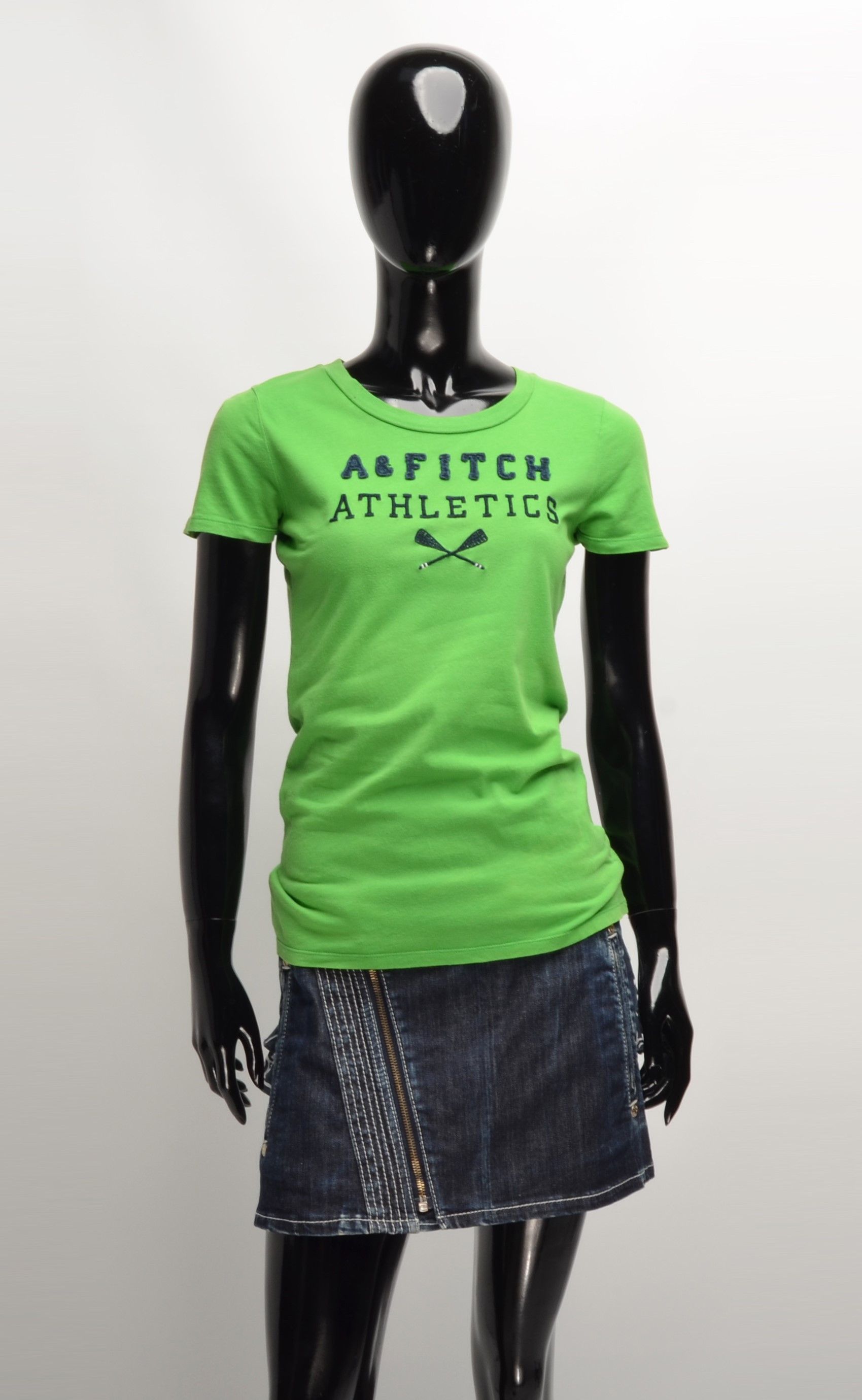 Abercrombie & Fitch × Vintage Abercrombie & Fitch Y2K Logo Short Sleeve T-shirt Size S / US 4 / IT 40 - 1 Thumbnail