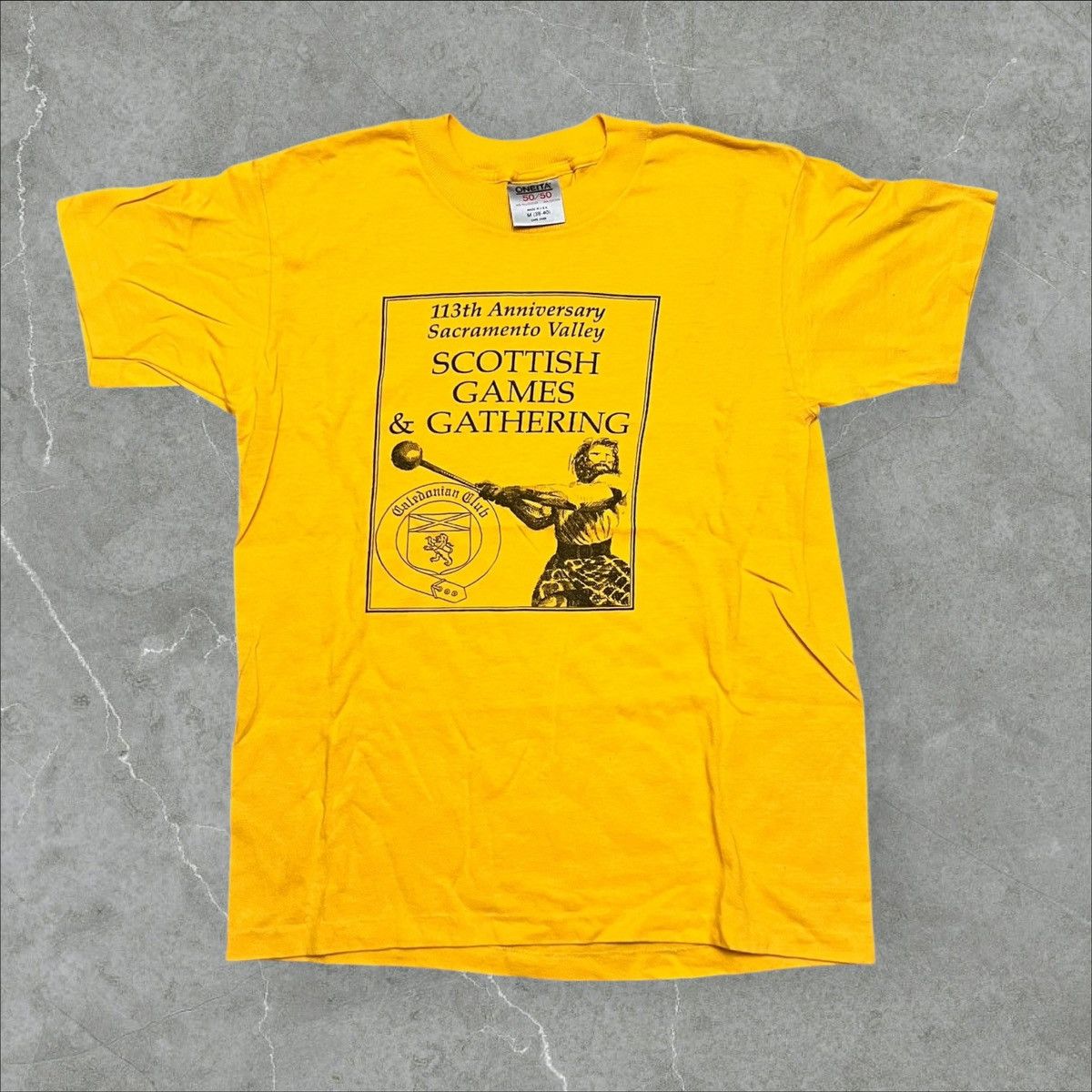 Vintage 1989 single stitch Sacramento Scottish Games & Gathering Size US M / EU 48-50 / 2 - 1 Thumbnail