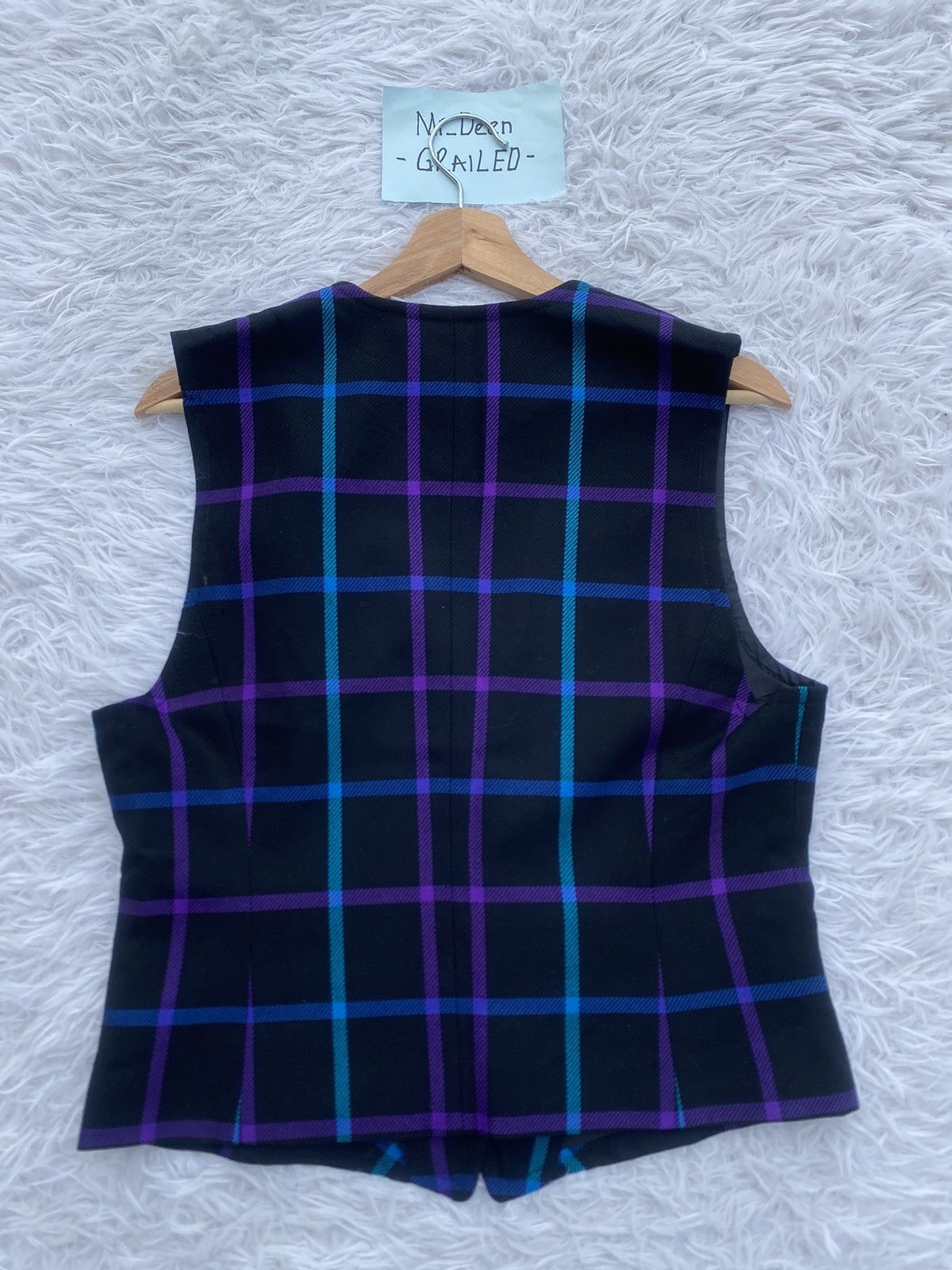 Balenciaga Rare Vintage 90s Balenciaga Checkered Vest Size US S / EU 44-46 / 1 - 16 Thumbnail